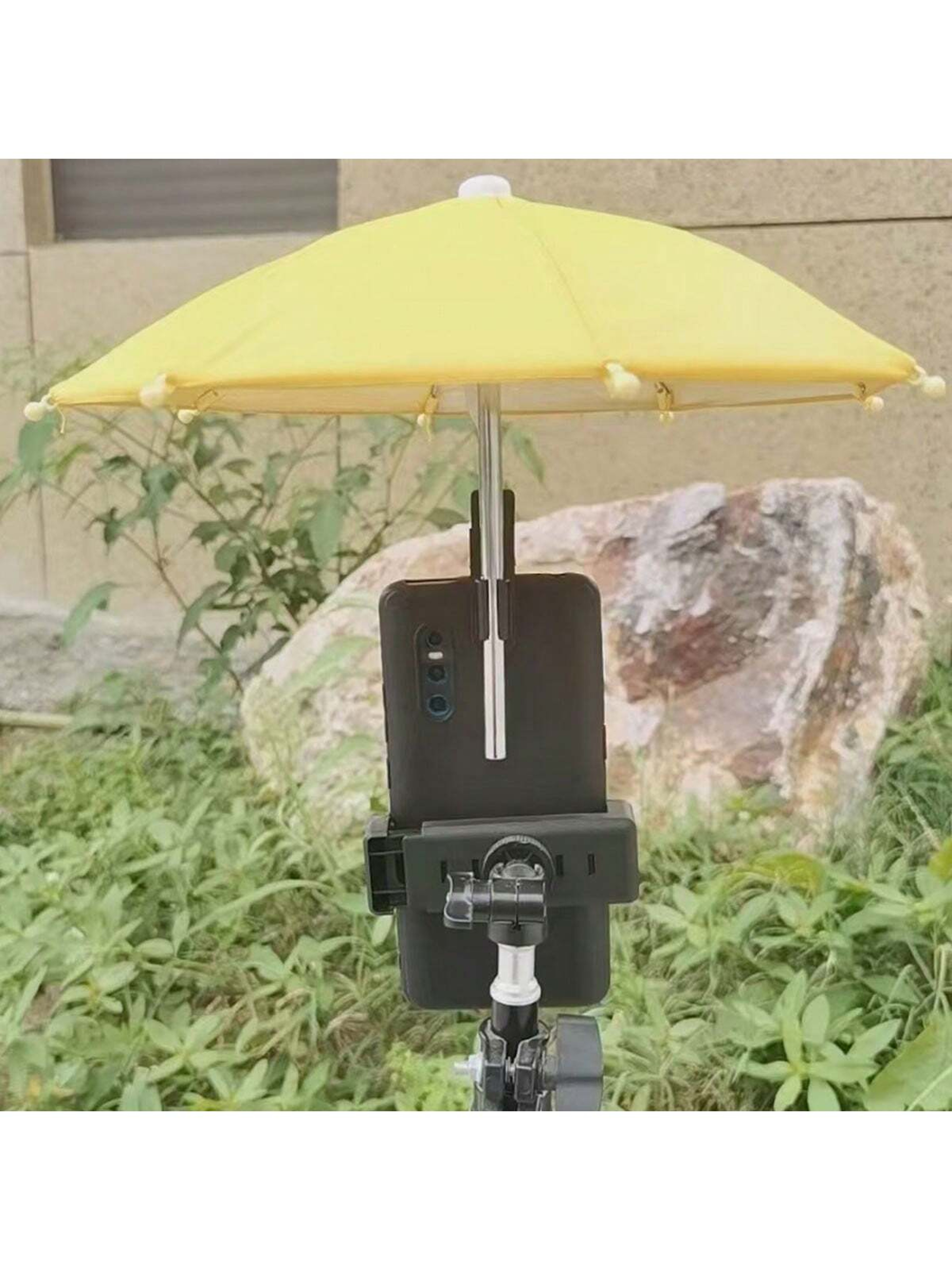 Cute Phone Sunshade Mini Umbrella Clip For Bikes Strollers  Phone Decoration 1
