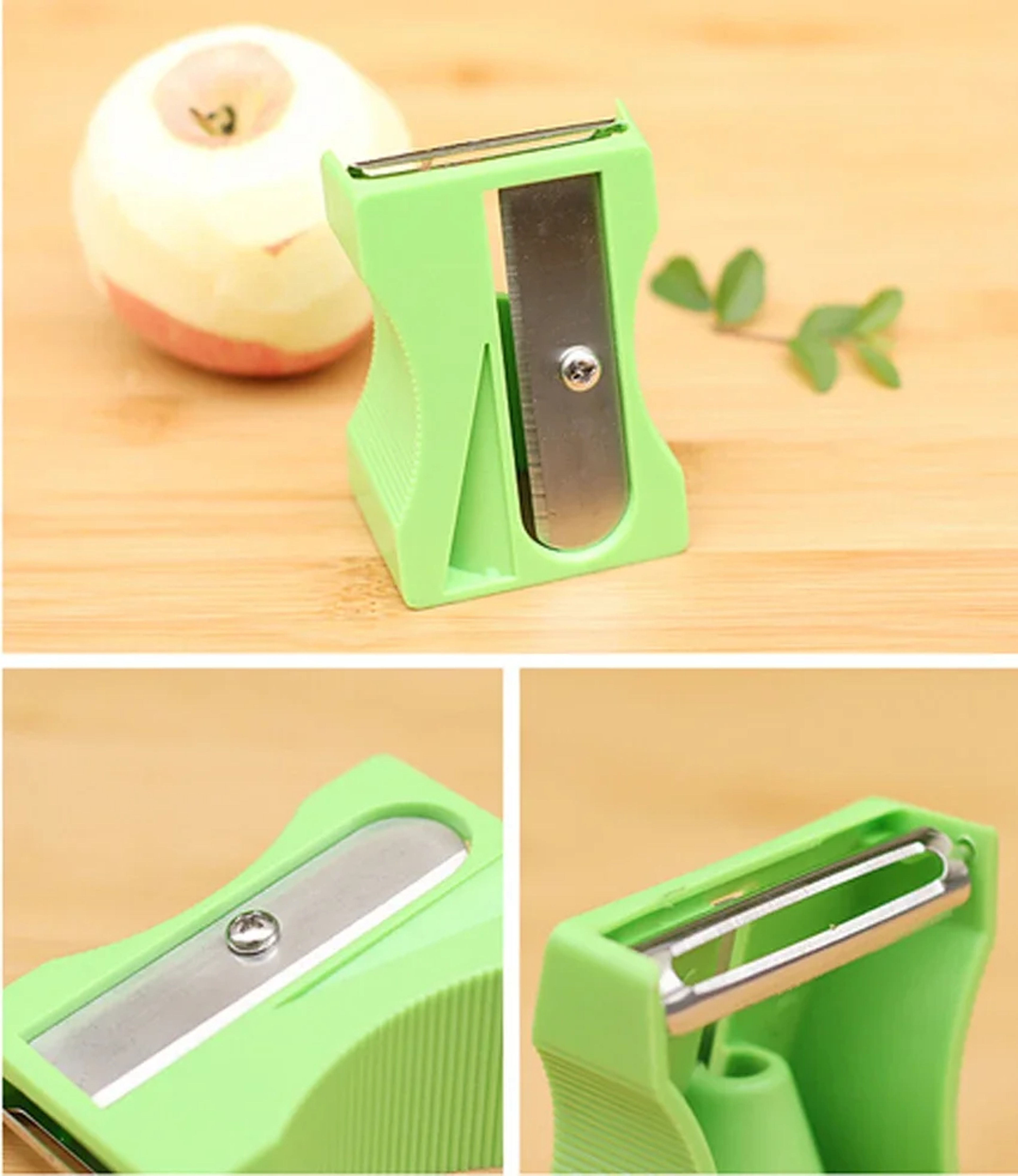 Premium Cucumber Slicer  Spiral Vegetable Cutter Stainless Steel Garnishing Kitchen Gadget 3