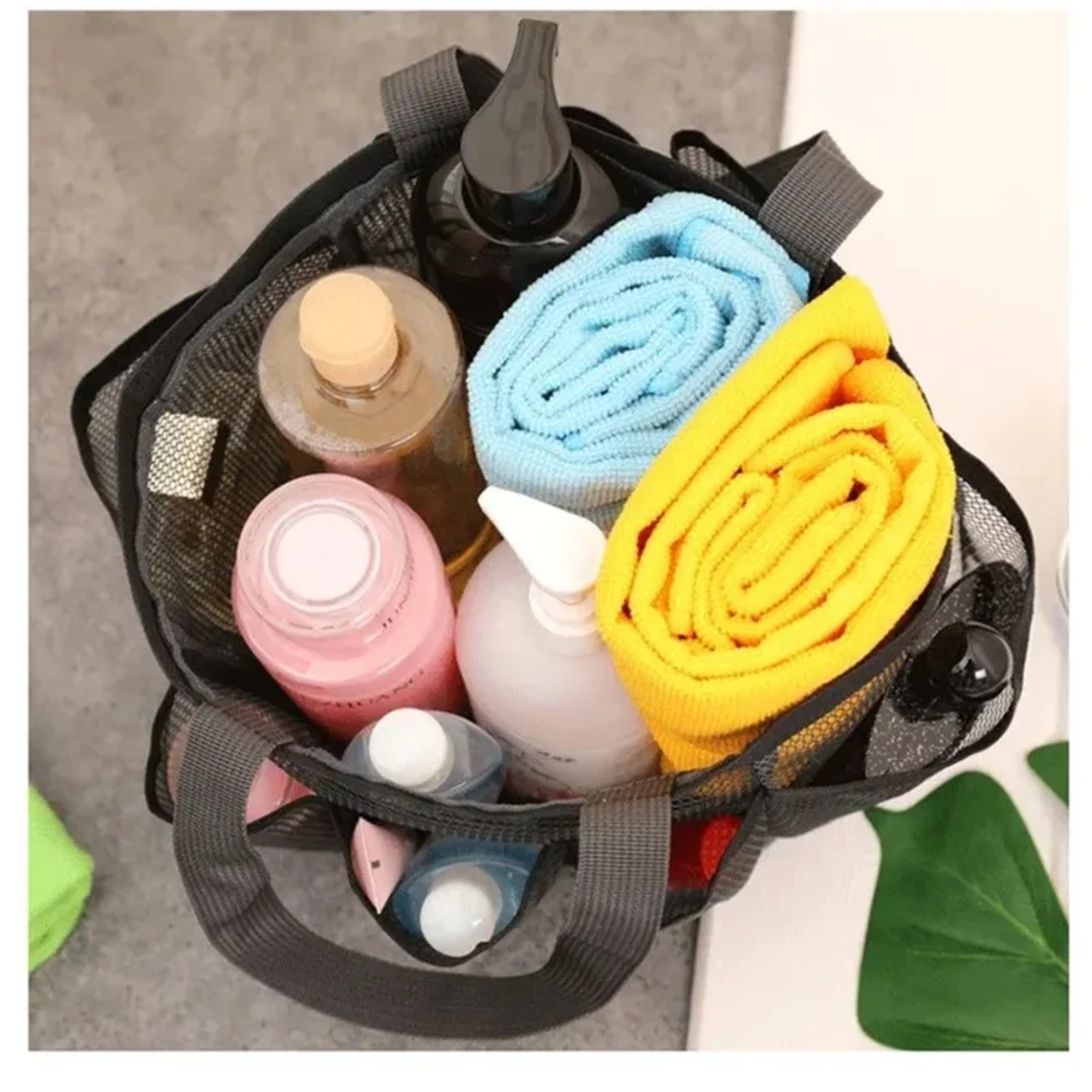 Quick Dry Mesh Shower Caddy Travel Toiletry Tote For Gym Beach Dorm  Camping 1