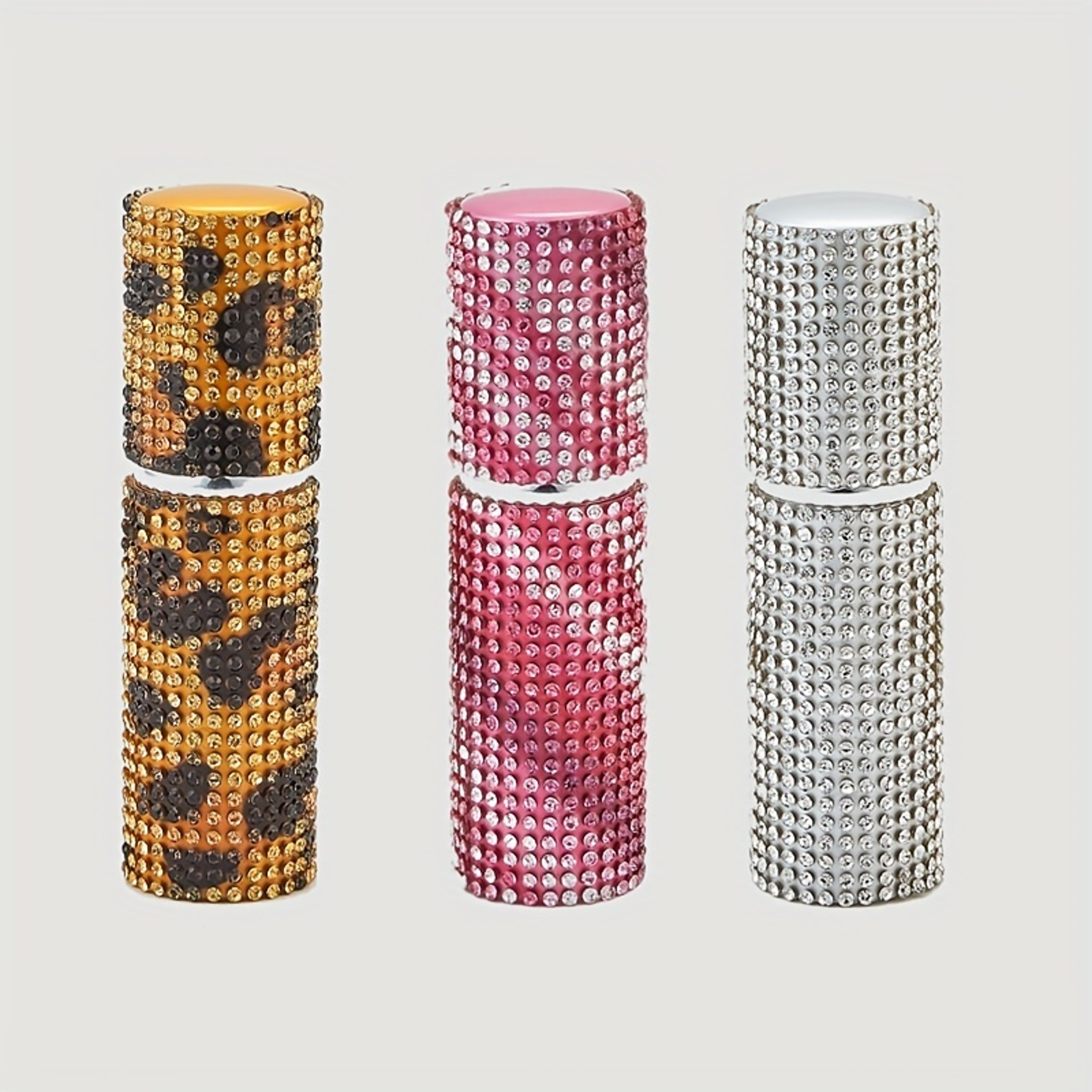 Crystal Glow Refillable Perfume Atomizer Mini Travel Perfume Bottle with Rhinestone Finish – view 1