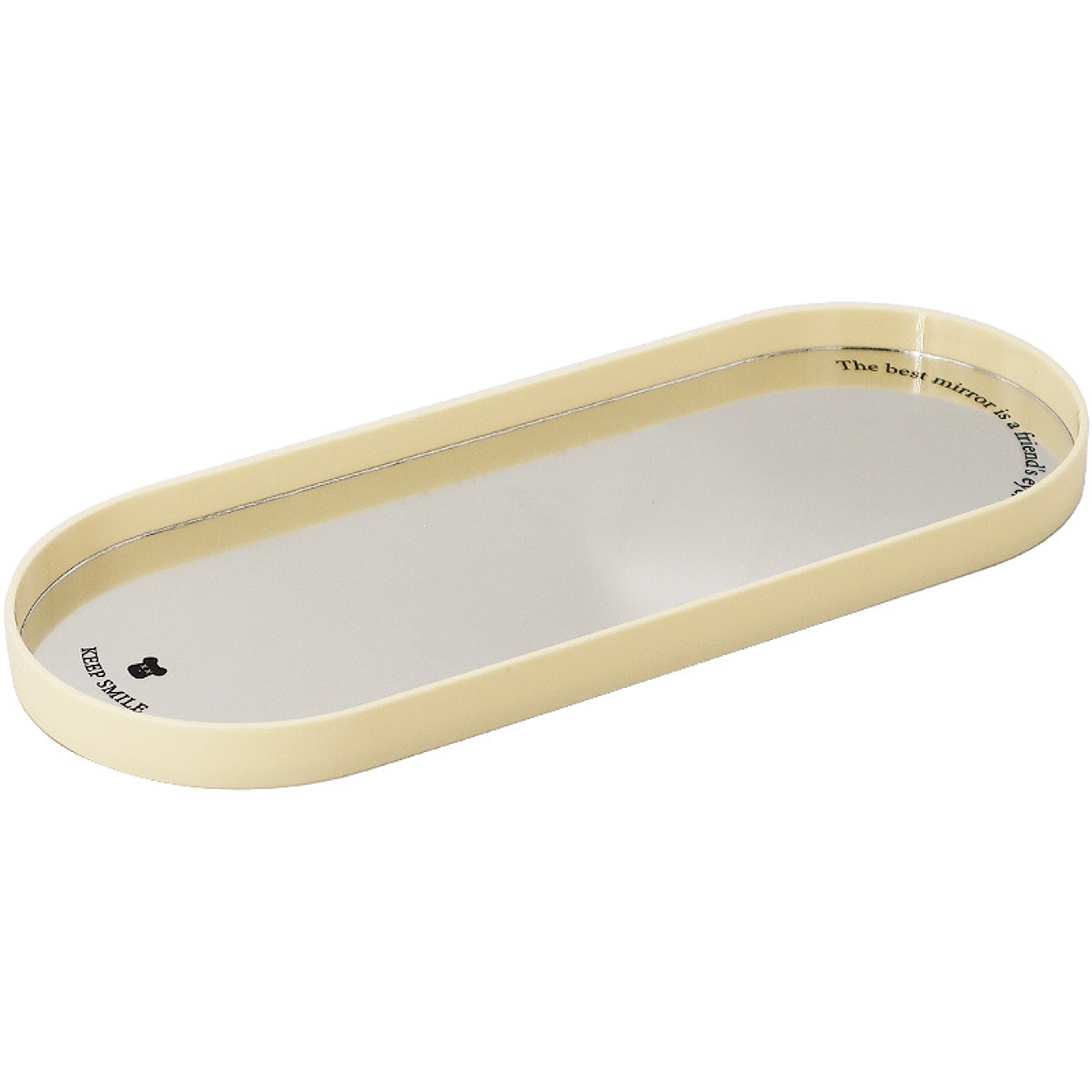 Elegant Mirrored Vanity Tray For Perfume Jewelry And Makeup Display 1