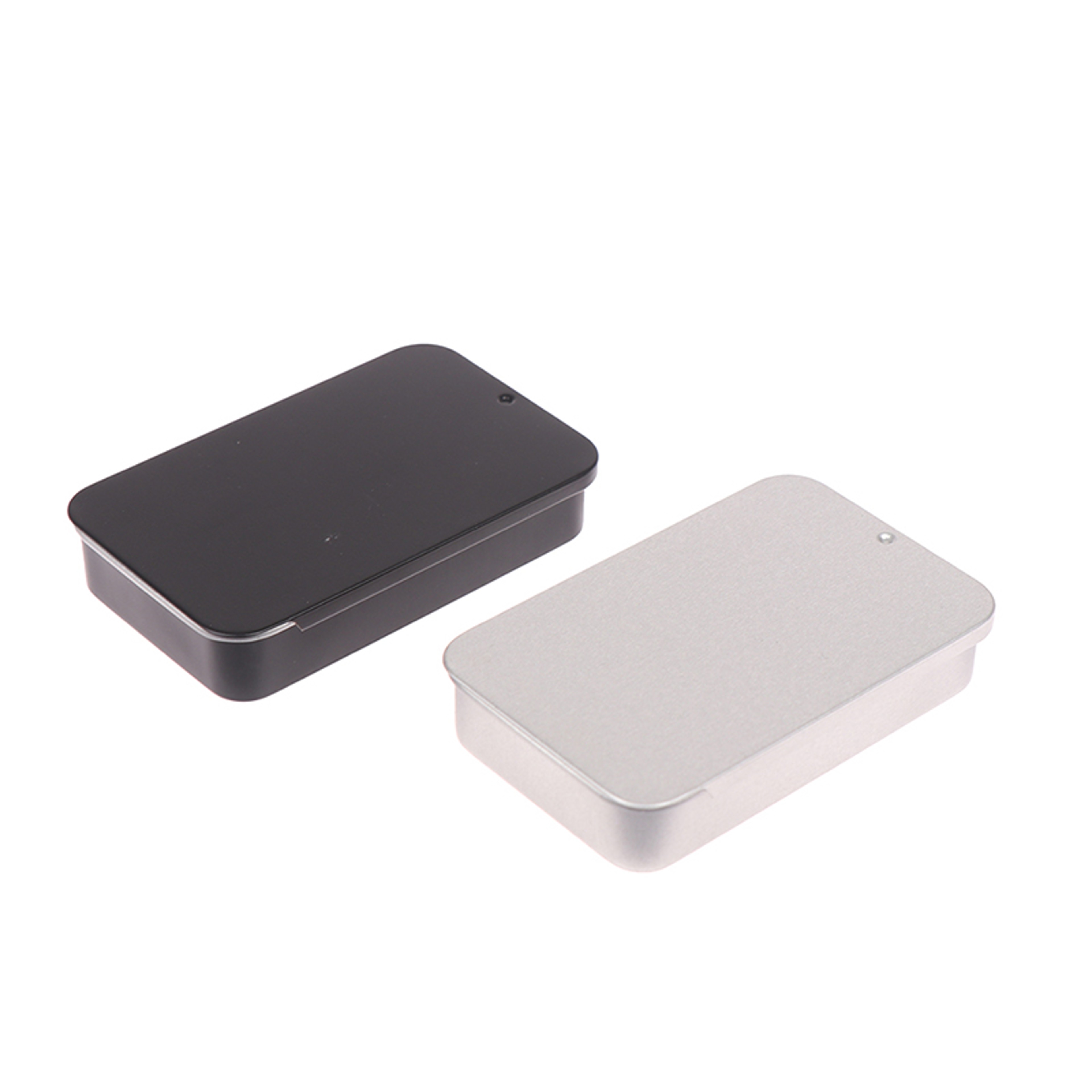 Mini Slide Top Tin Storage Box Portable Jewelry and Small Item Organizer – view 6