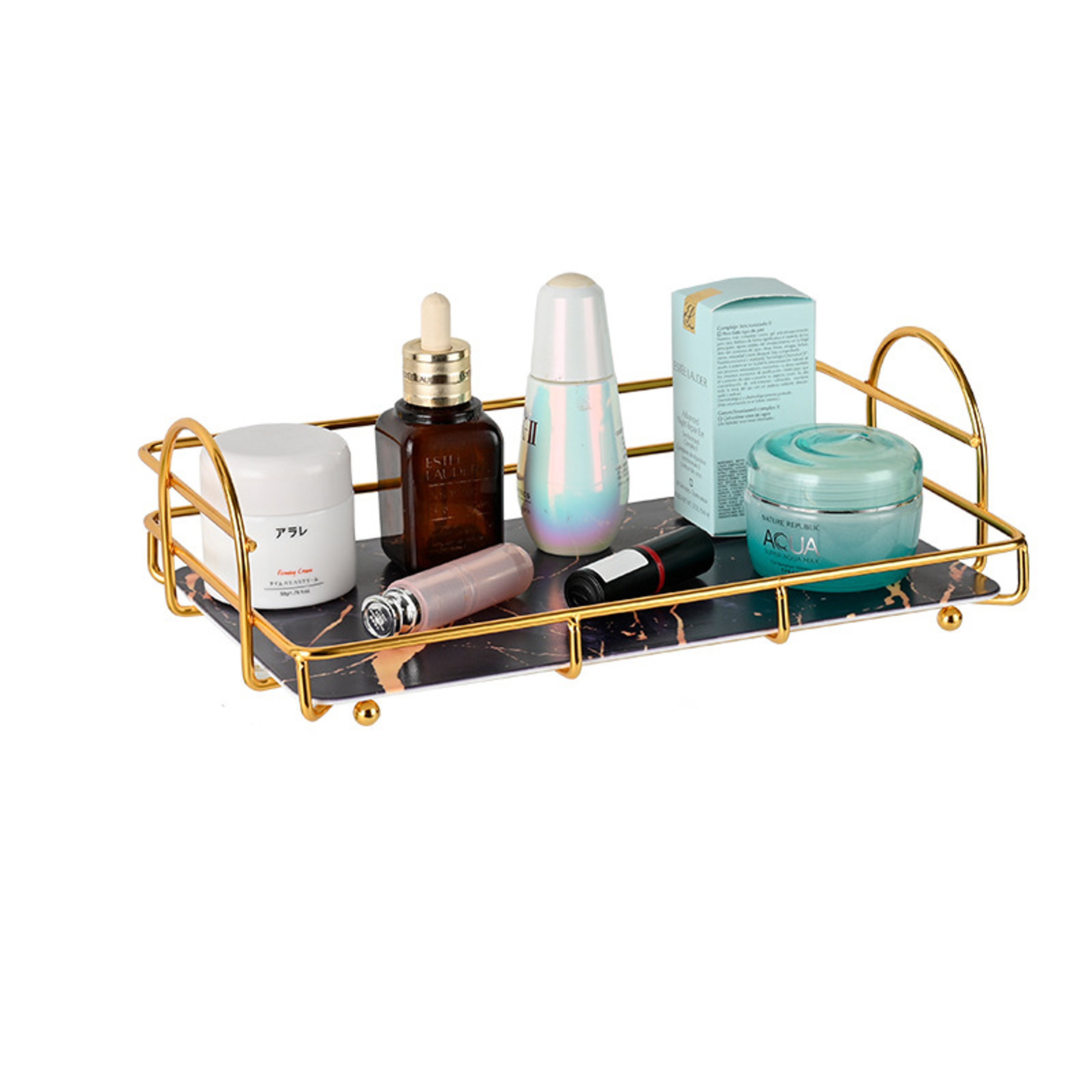 Luxe Space Wall Mounted Makeup Organizer And Perfume Organizer For Bathroom And Vanity 1