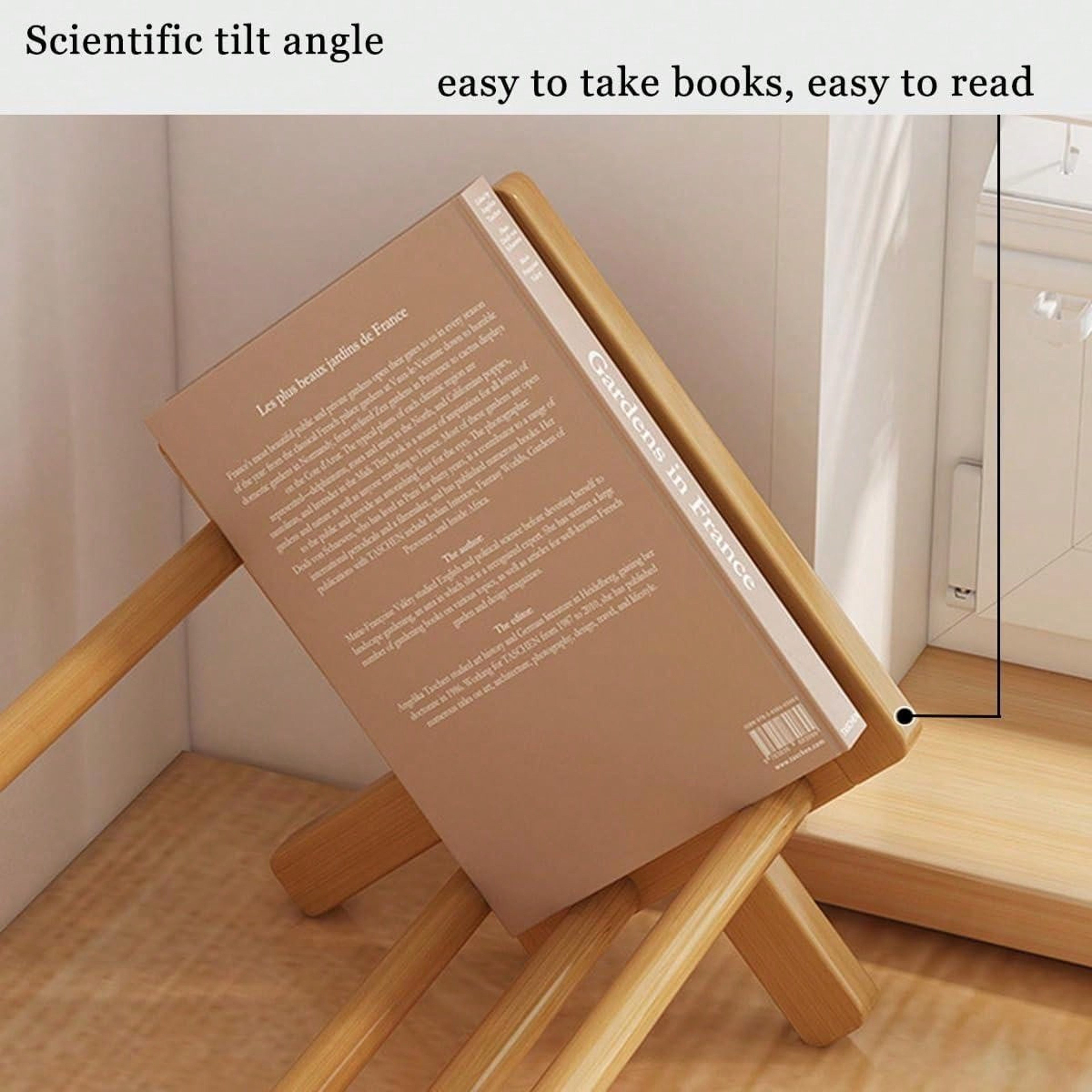 Bamboo Desktop Bookshelf and Space Saving Desk Organizer Shelf – view 5