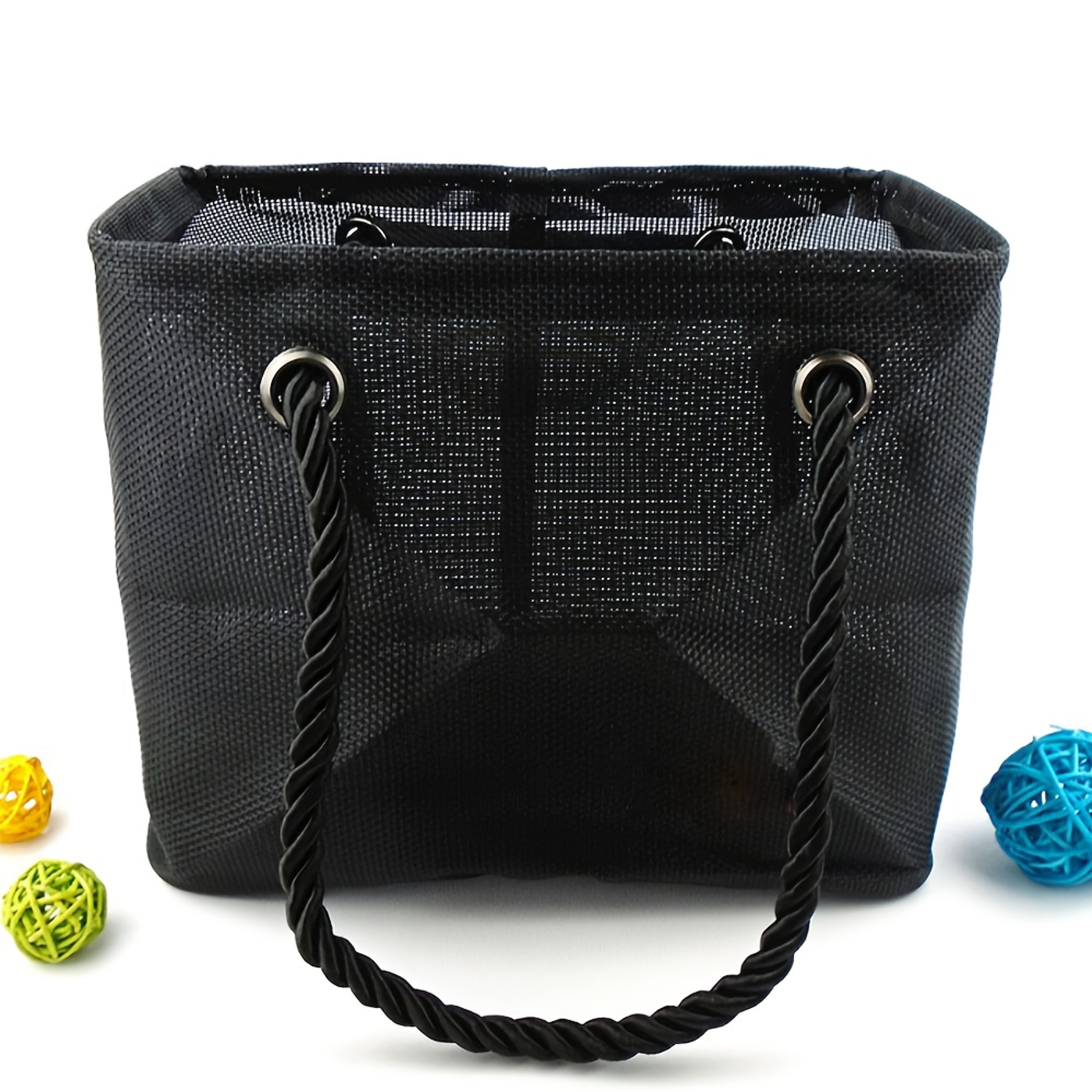 Foldable Mesh Beach Bag Lightweight Travel Tote  Laundry Storage Bag 3