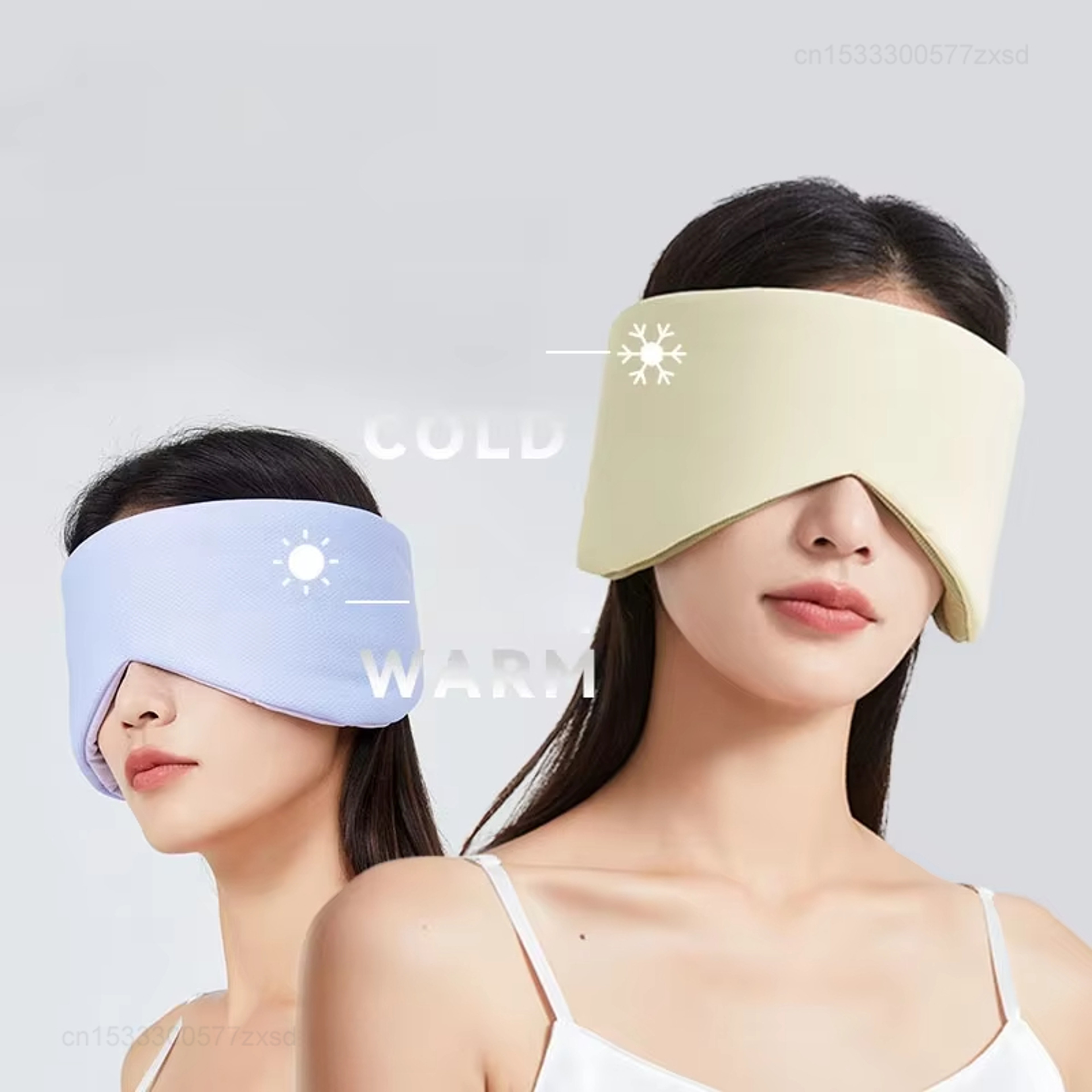 Ice Silk Blackout Sleep Mask with Noise Reducing Ear Coverage – view 6