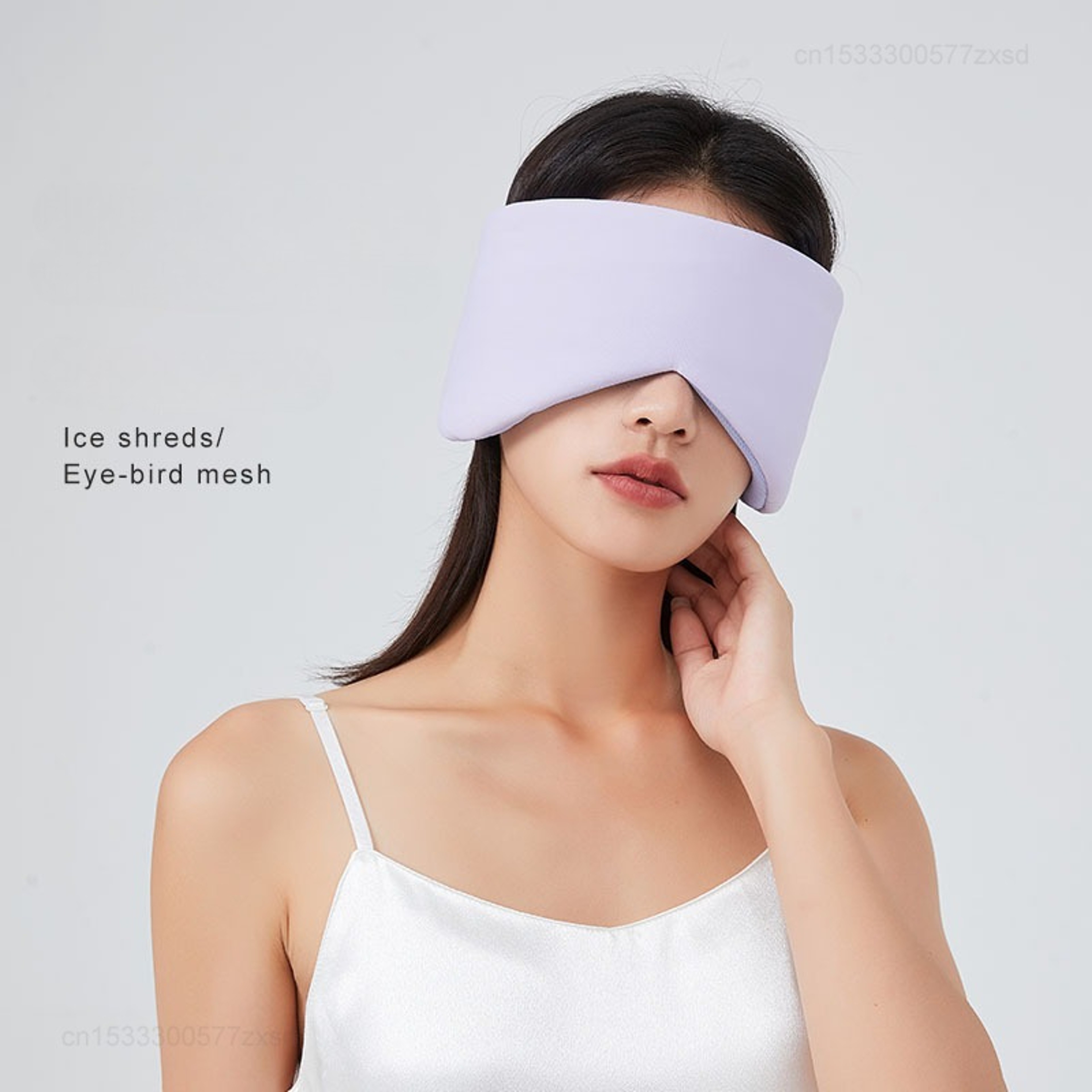 Ice Silk Blackout Sleep Mask with Noise Reducing Ear Coverage – view 10