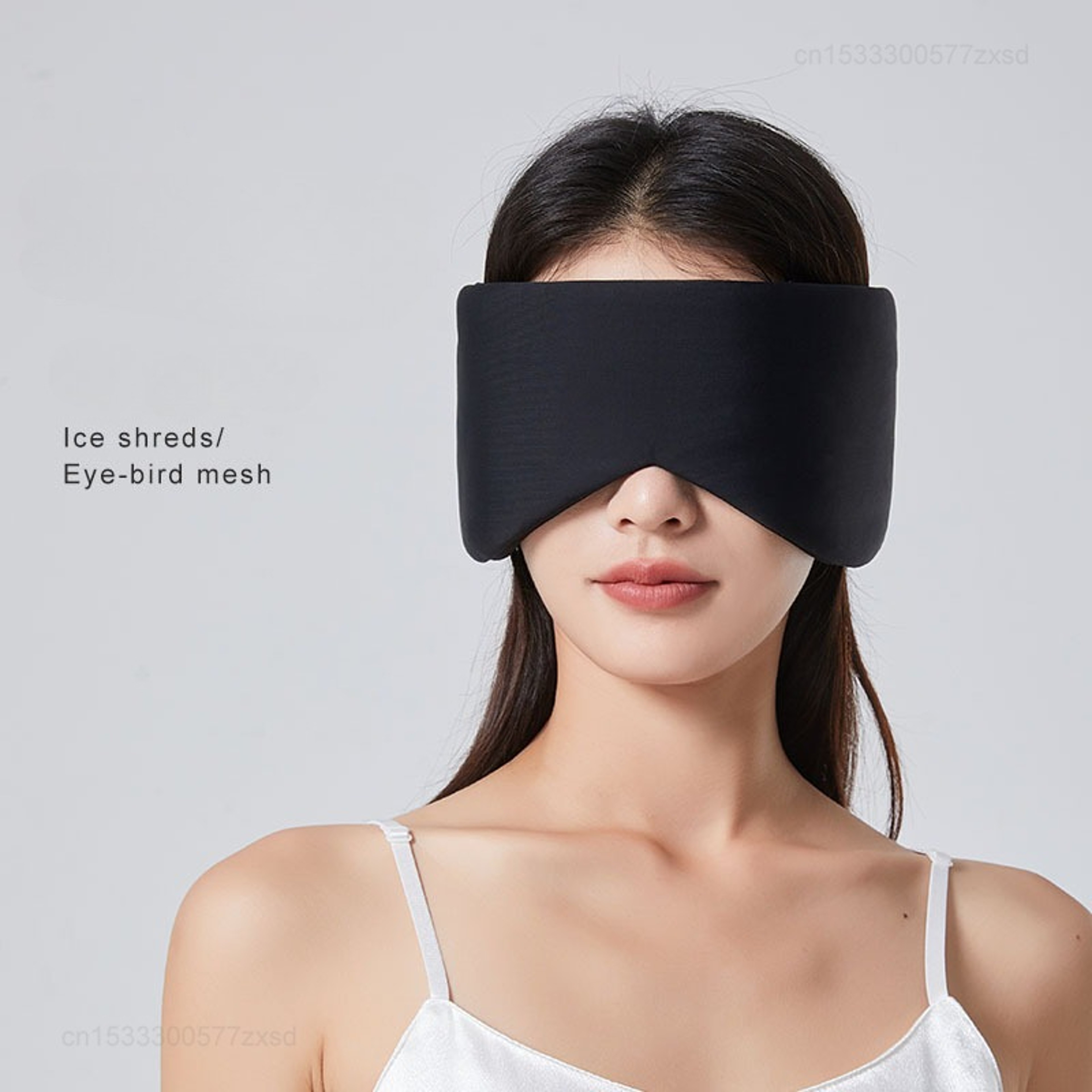 Ice Silk Blackout Sleep Mask with Noise Reducing Ear Coverage – view 11