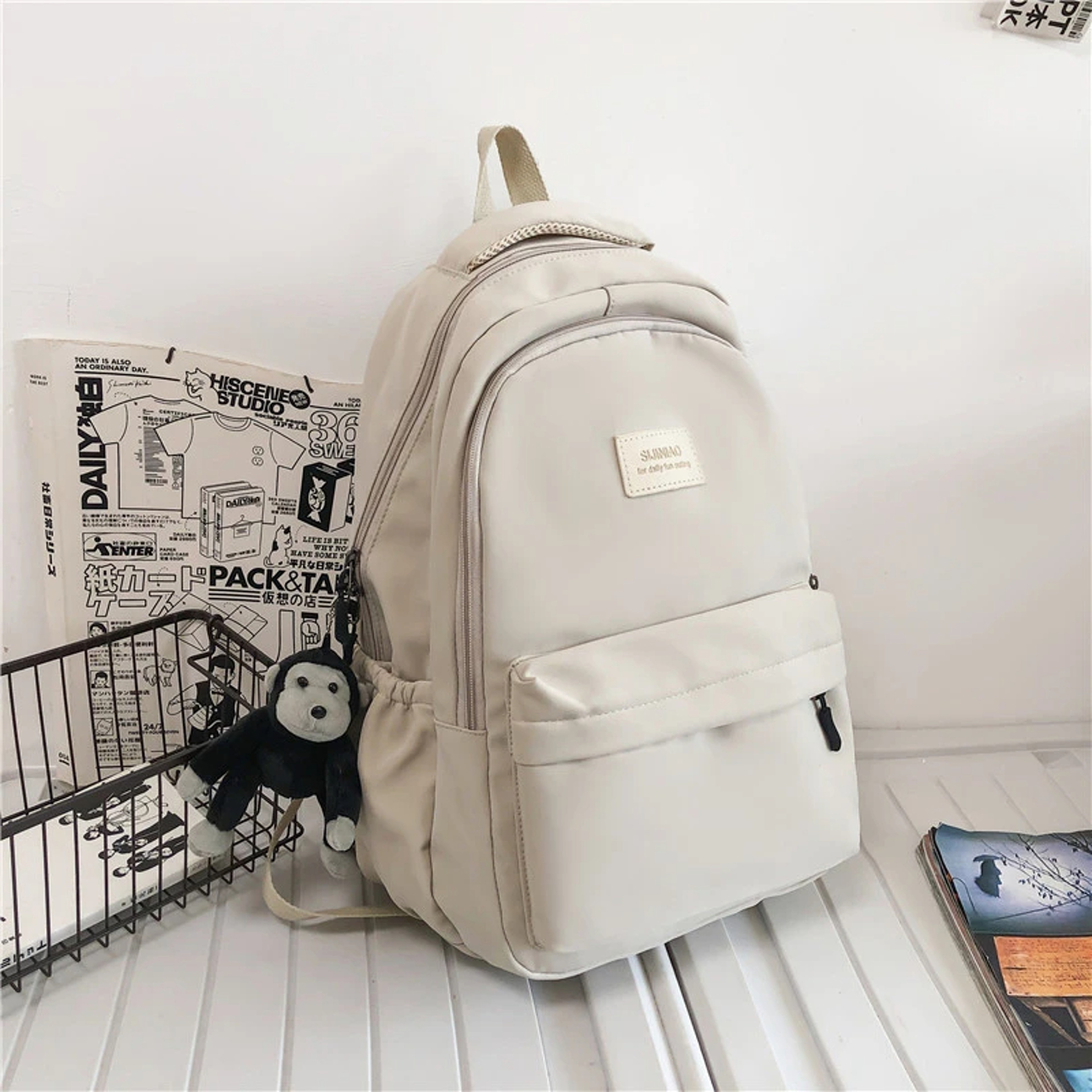 Everyday Multi Pocket College Backpack With Laptop Storage 0