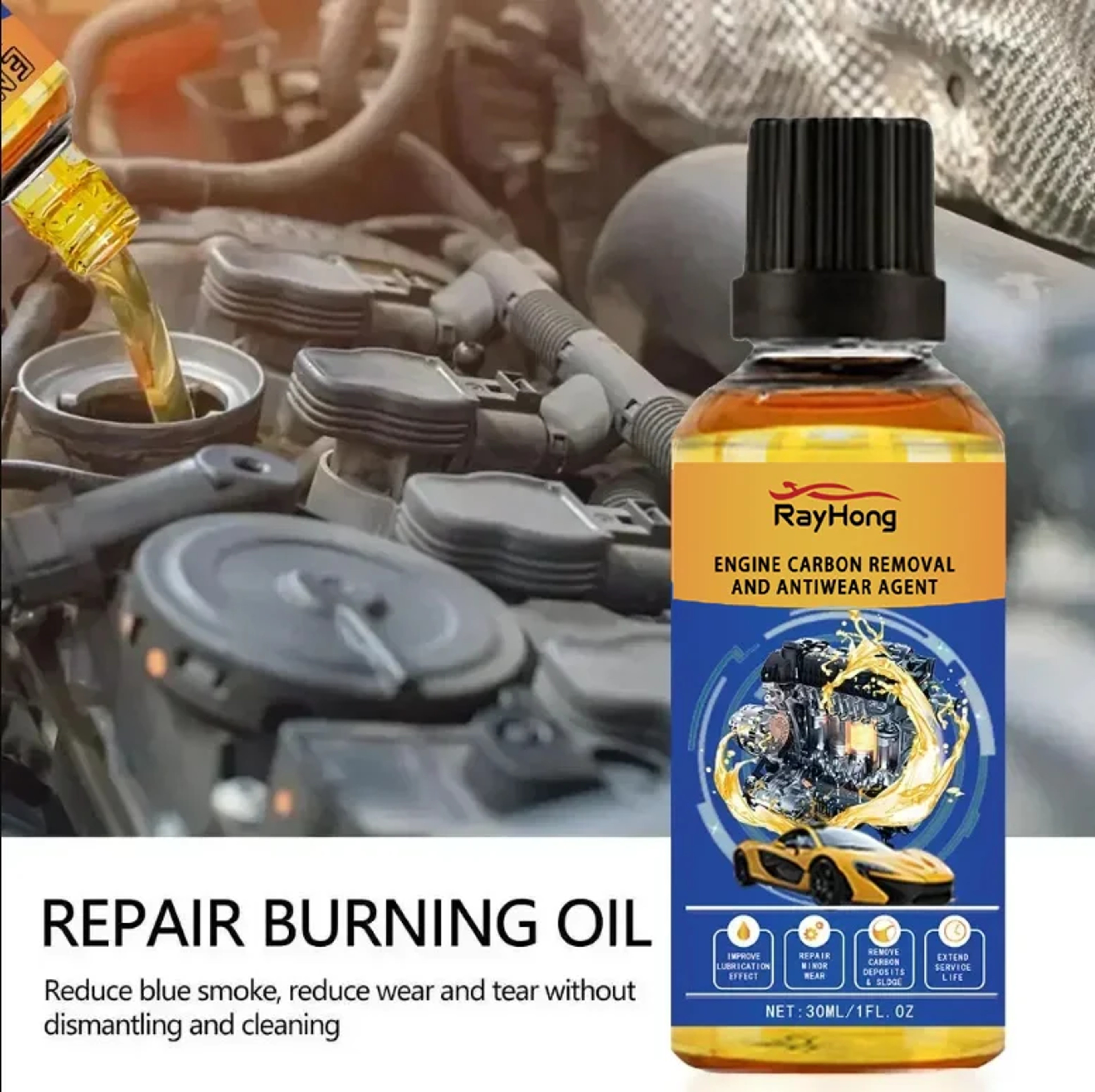 Engine Guard Anti Wear Engine Oil Additive For Gasoline  Diesel Engines Cleaner  Fuel Saver 2