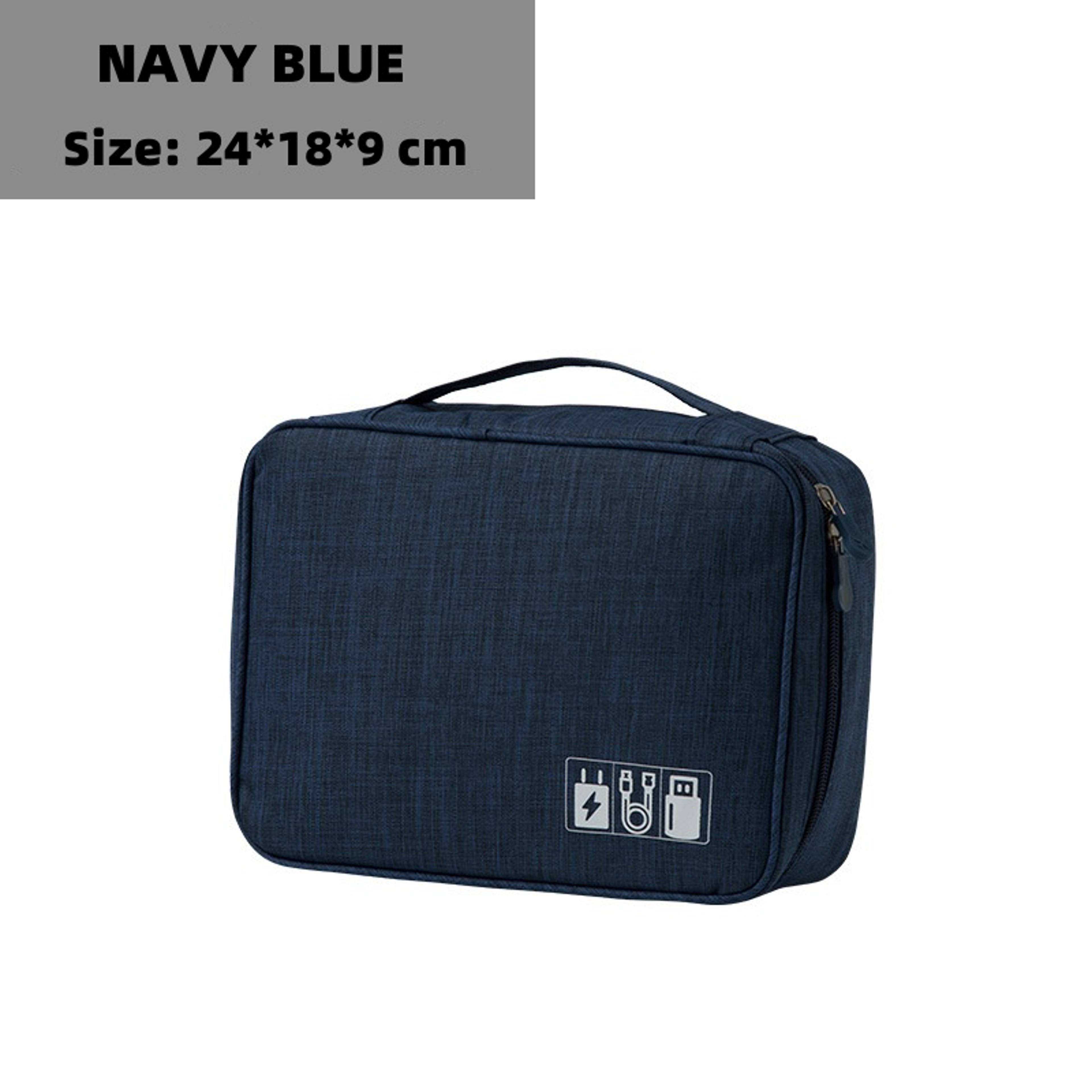 Travel Electronic Organizer Bag Multi Layer Cable And Charger Storage Case 1