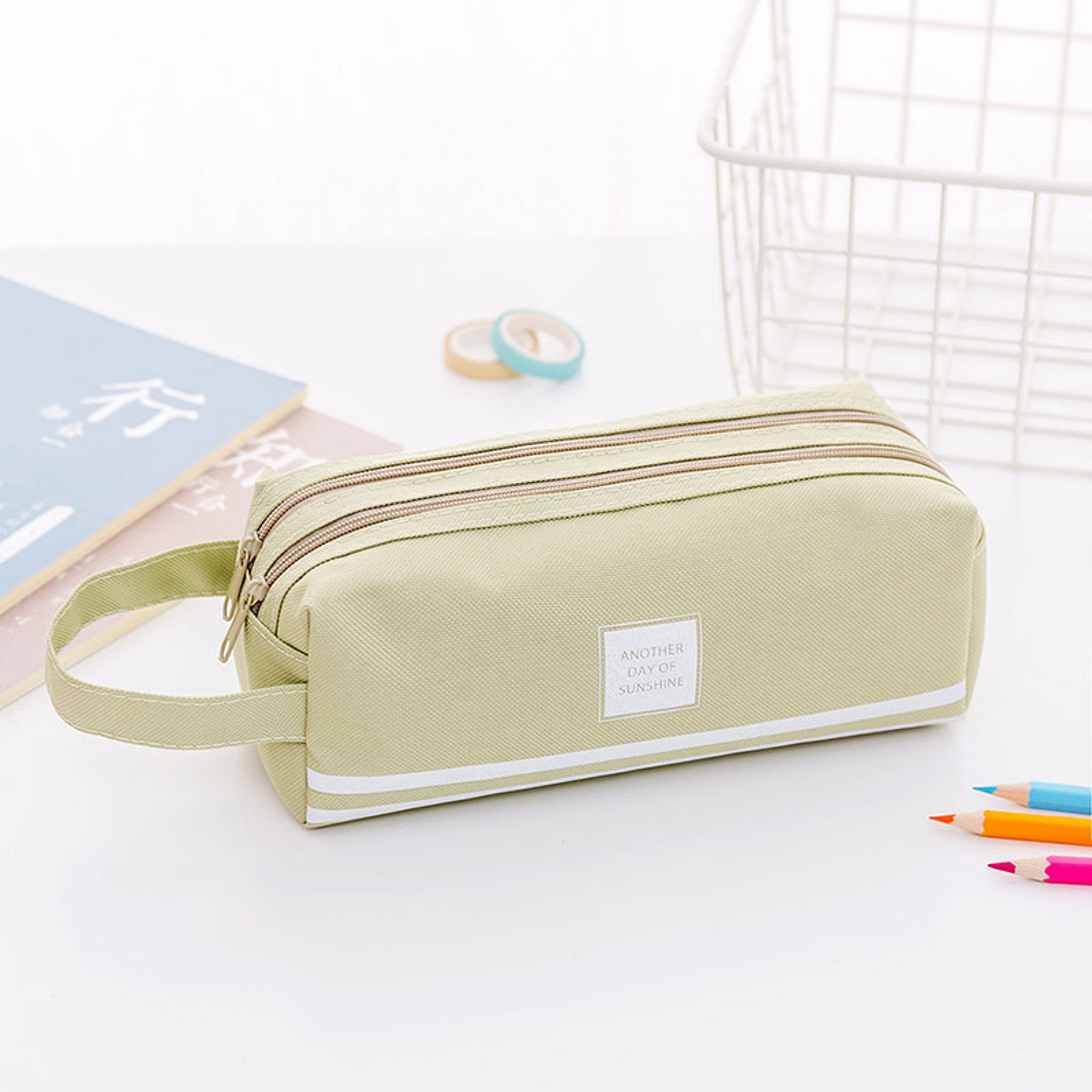 Kawaii Large Capacity Pencil Case  Stationery Organizer For School And Office 1