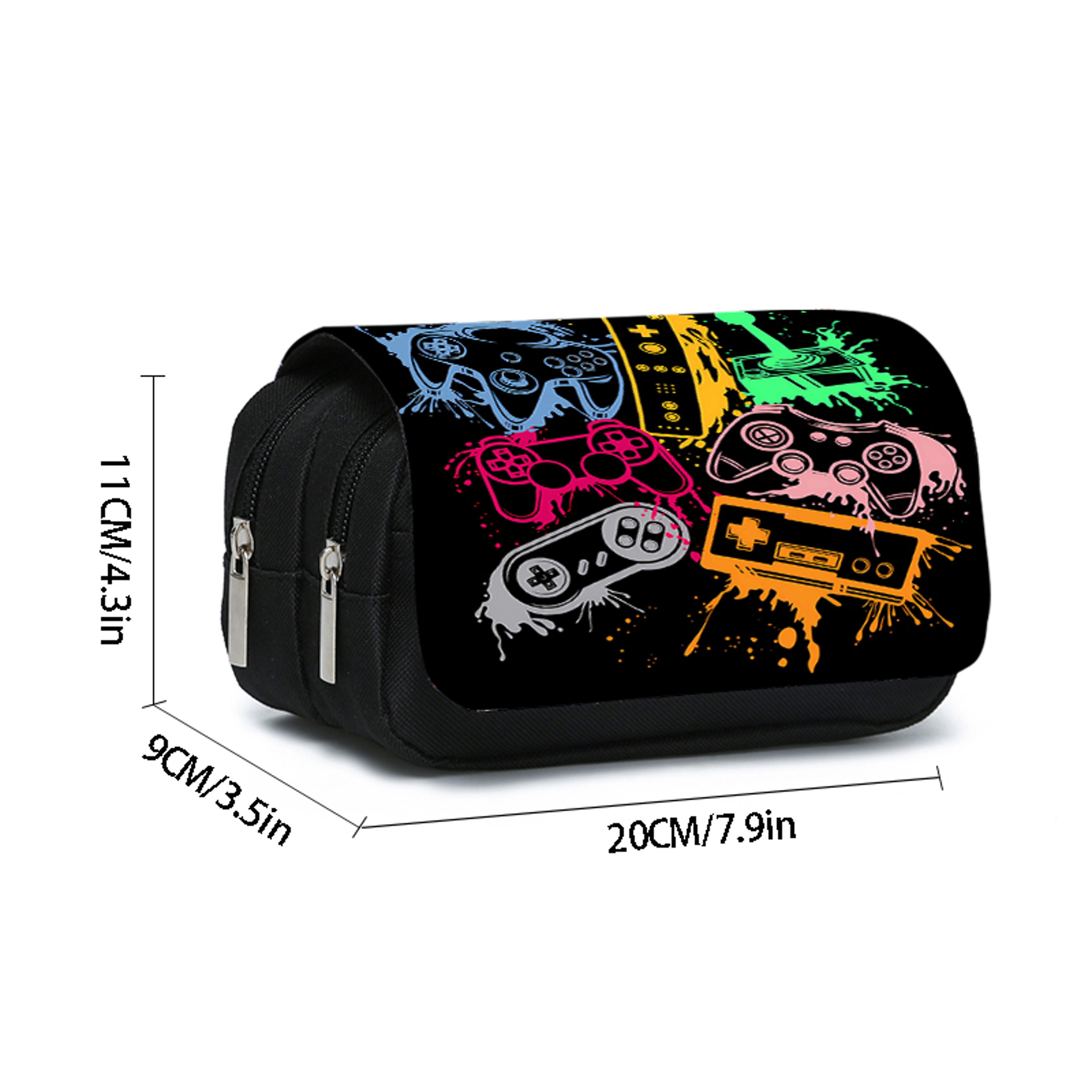 Game Controller Double Layer Pencil Case for Kids – view 2