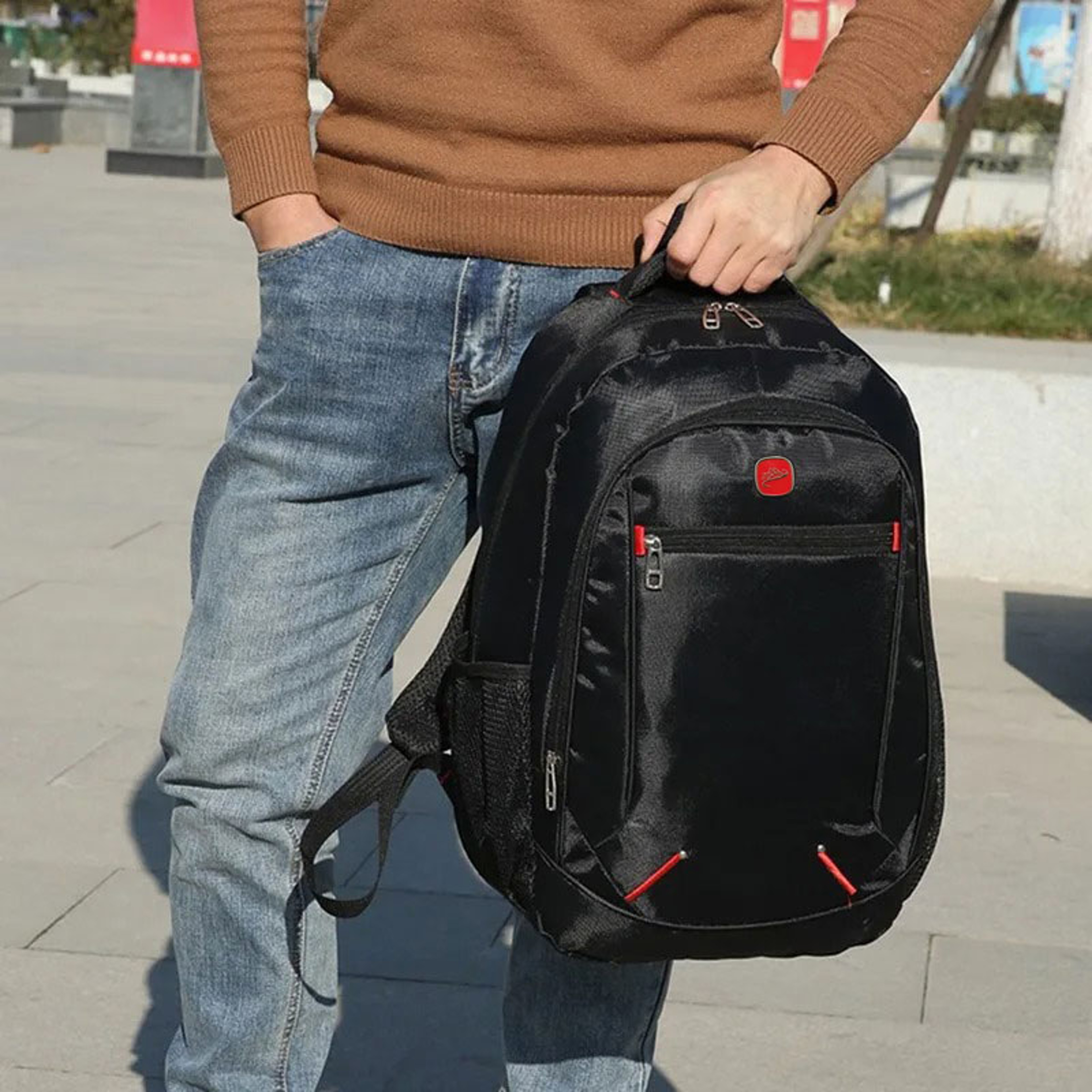 Large Capacity Oxford Backpack For Men With Laptop Compartment 4