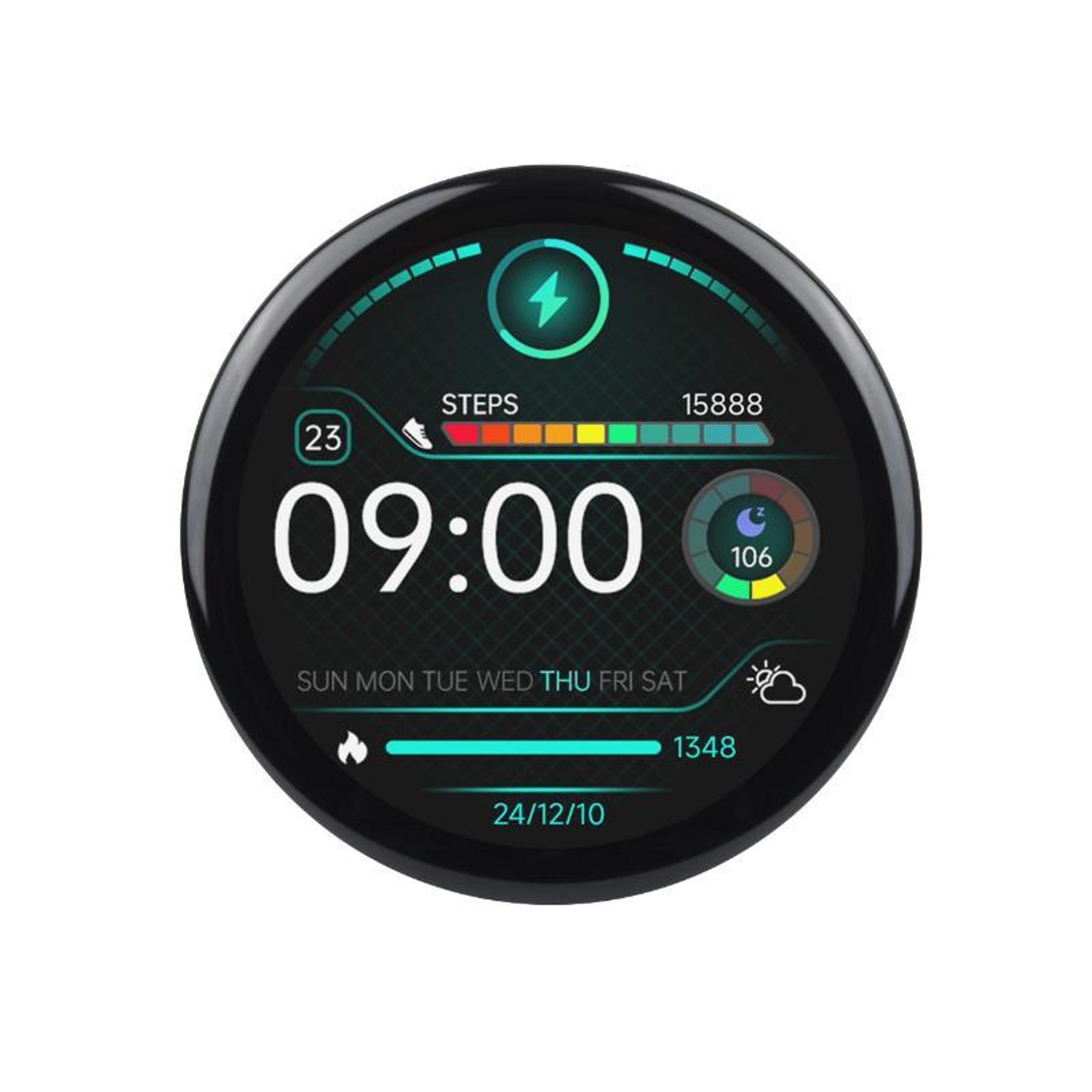 Microcontroller Development Board with 1.46 Inch Round Touchscreen Display – view 1