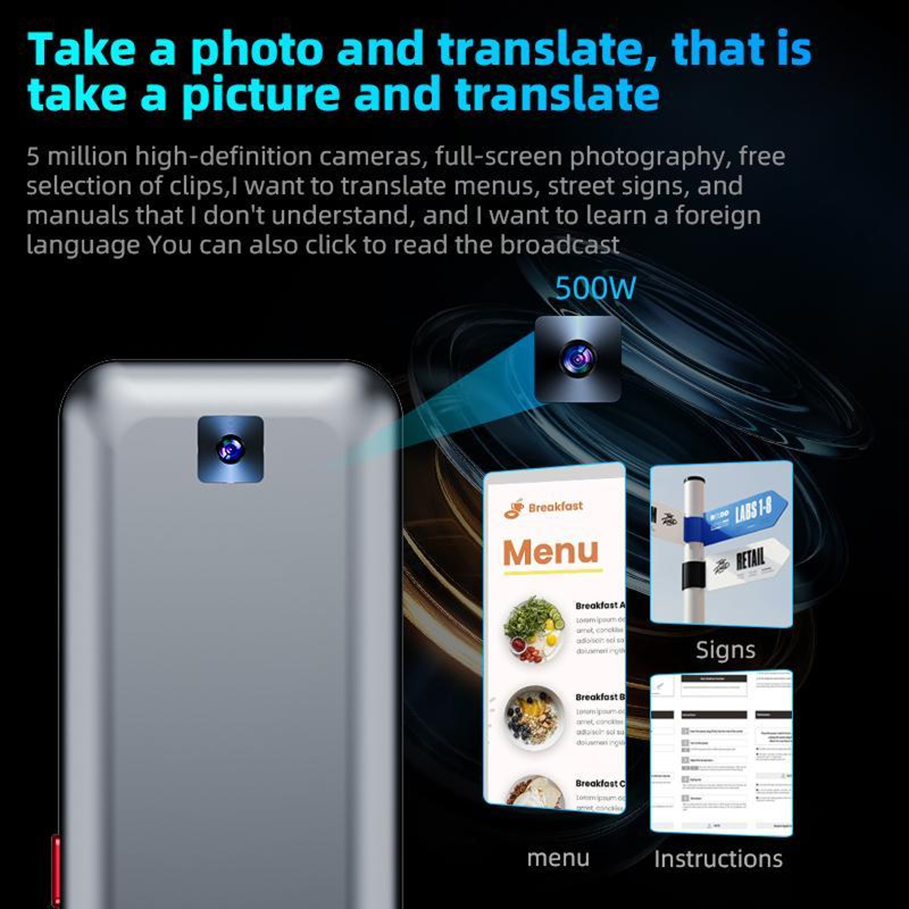 AI Language Translator Device With 139 Online Languages And 31 Inch Screen 9
