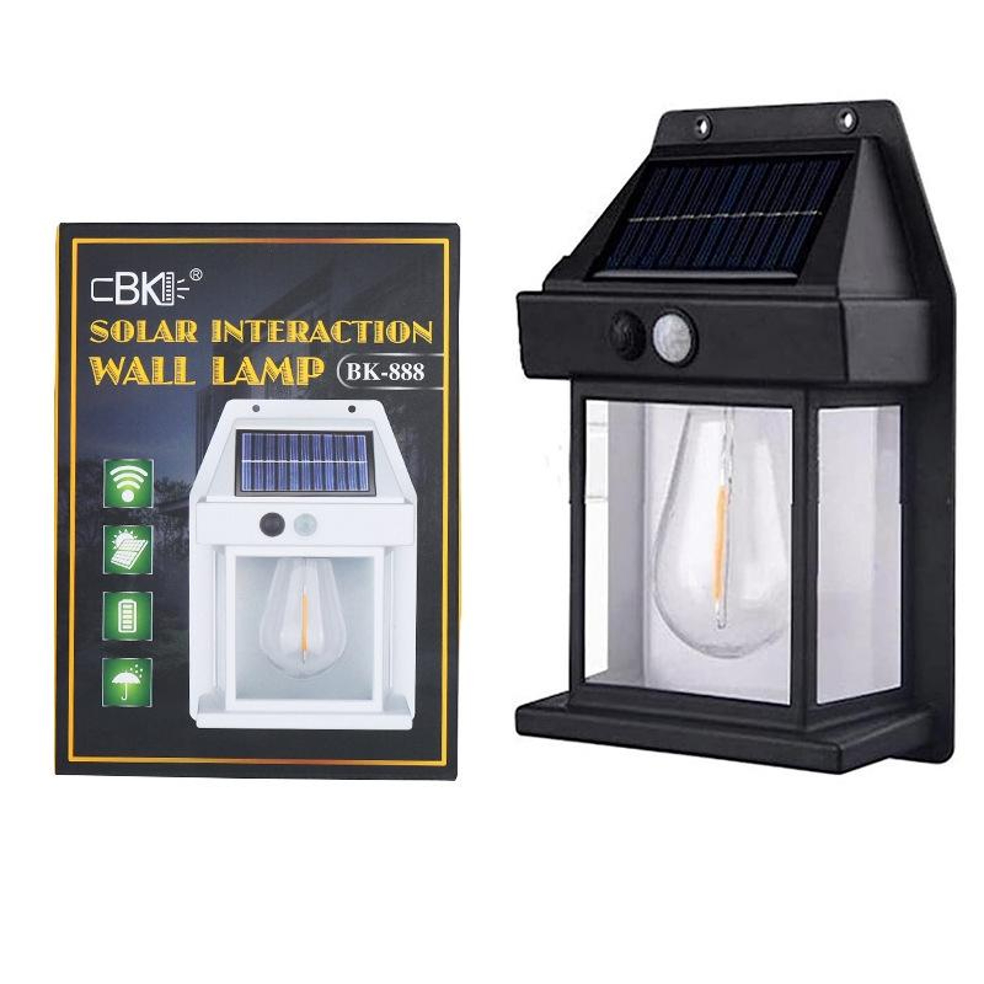 Solar Outdoor Wall Light with Motion Sensor and 3 Lighting Modes – view 9