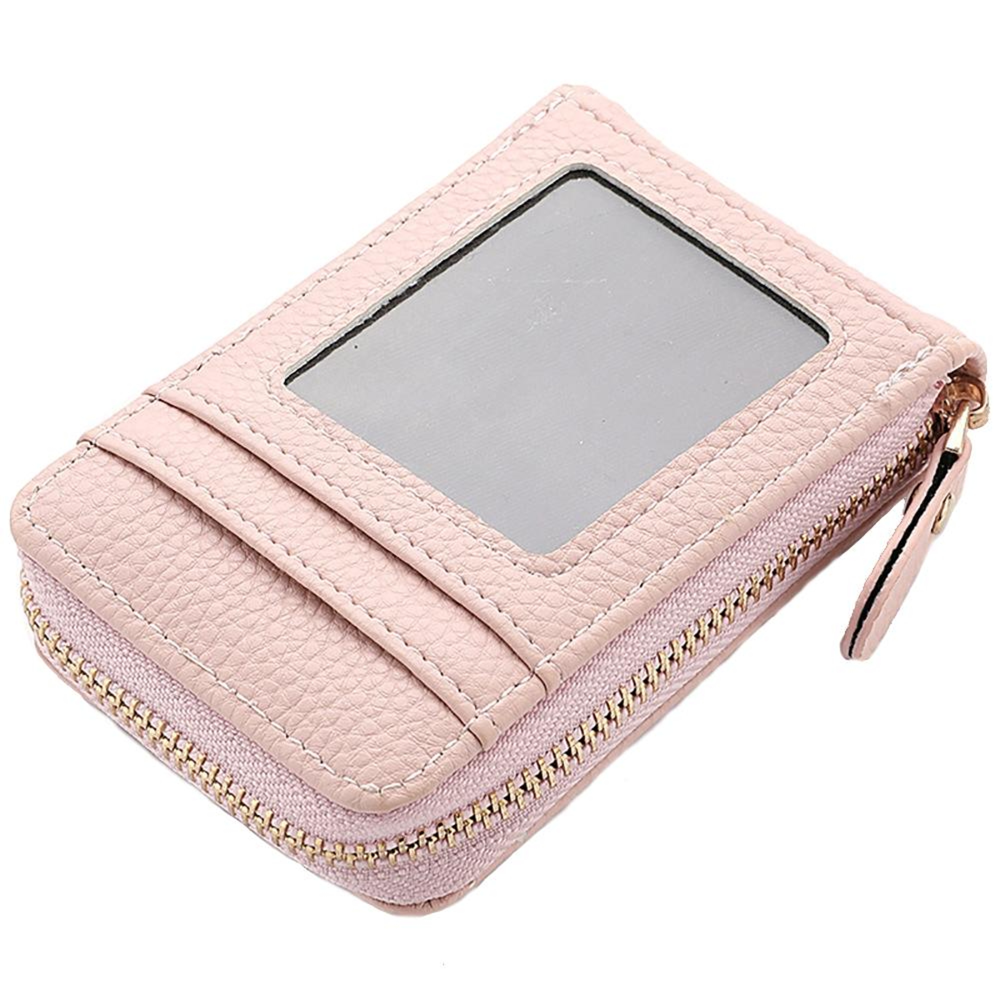 PU Leather Card Holder Wallet with Multiple Slots Zipper Coin Purse and ID Case – view 11