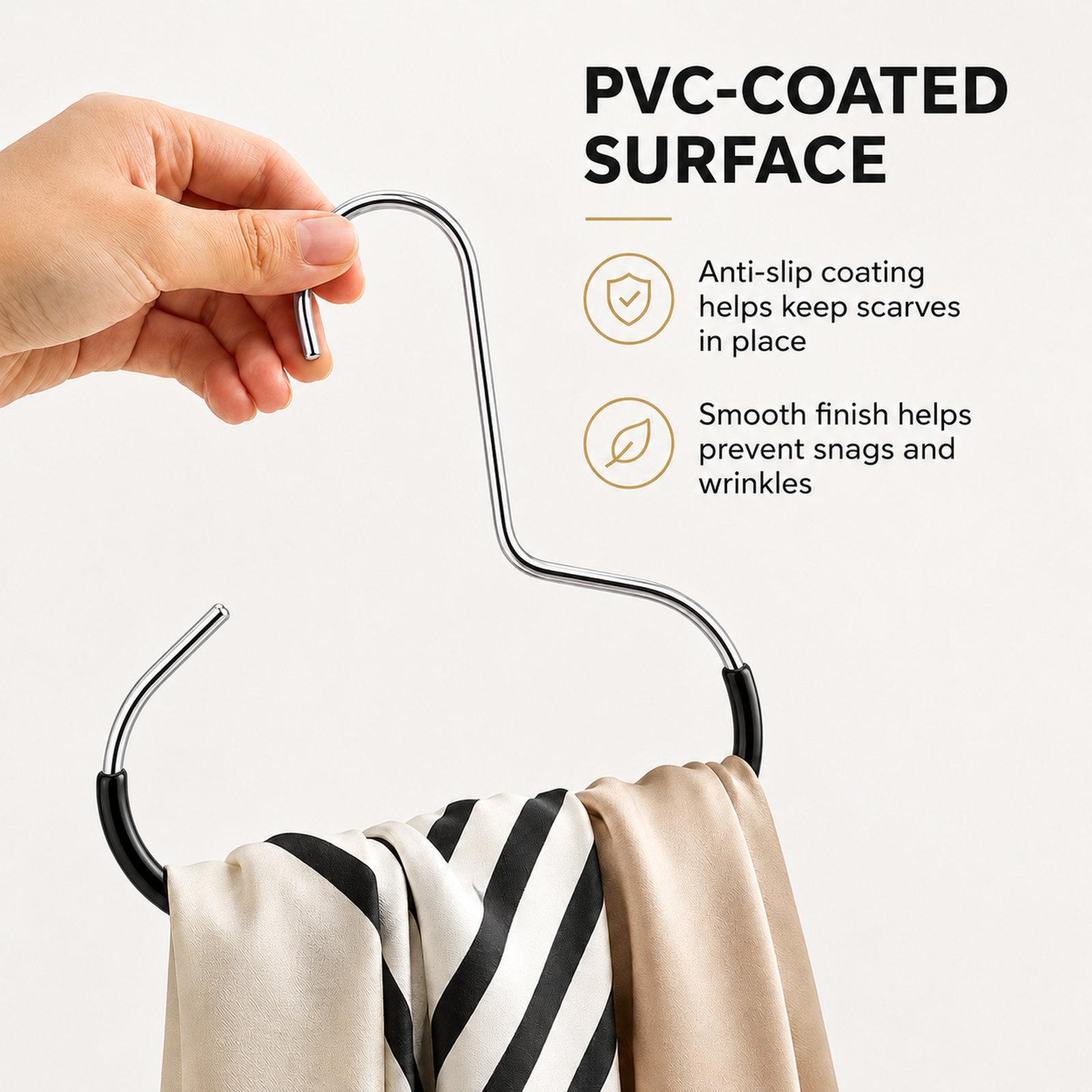 Hat Hangers for Closet 3 Pack with Space Saving Ring Design – view 5