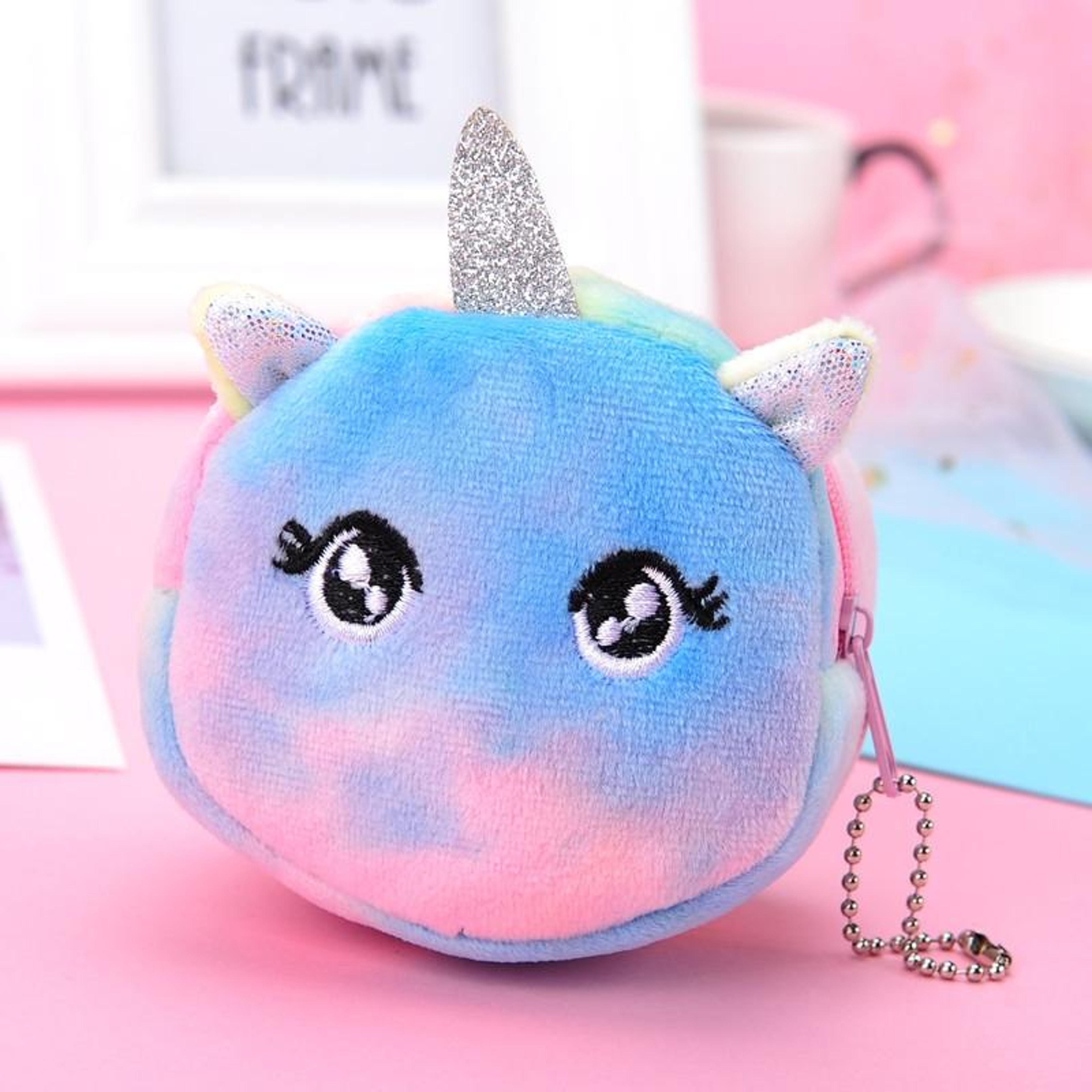 Plush Rabbit Coin Purse With Zipper For Coins Lipstick And Small Essentials 9
