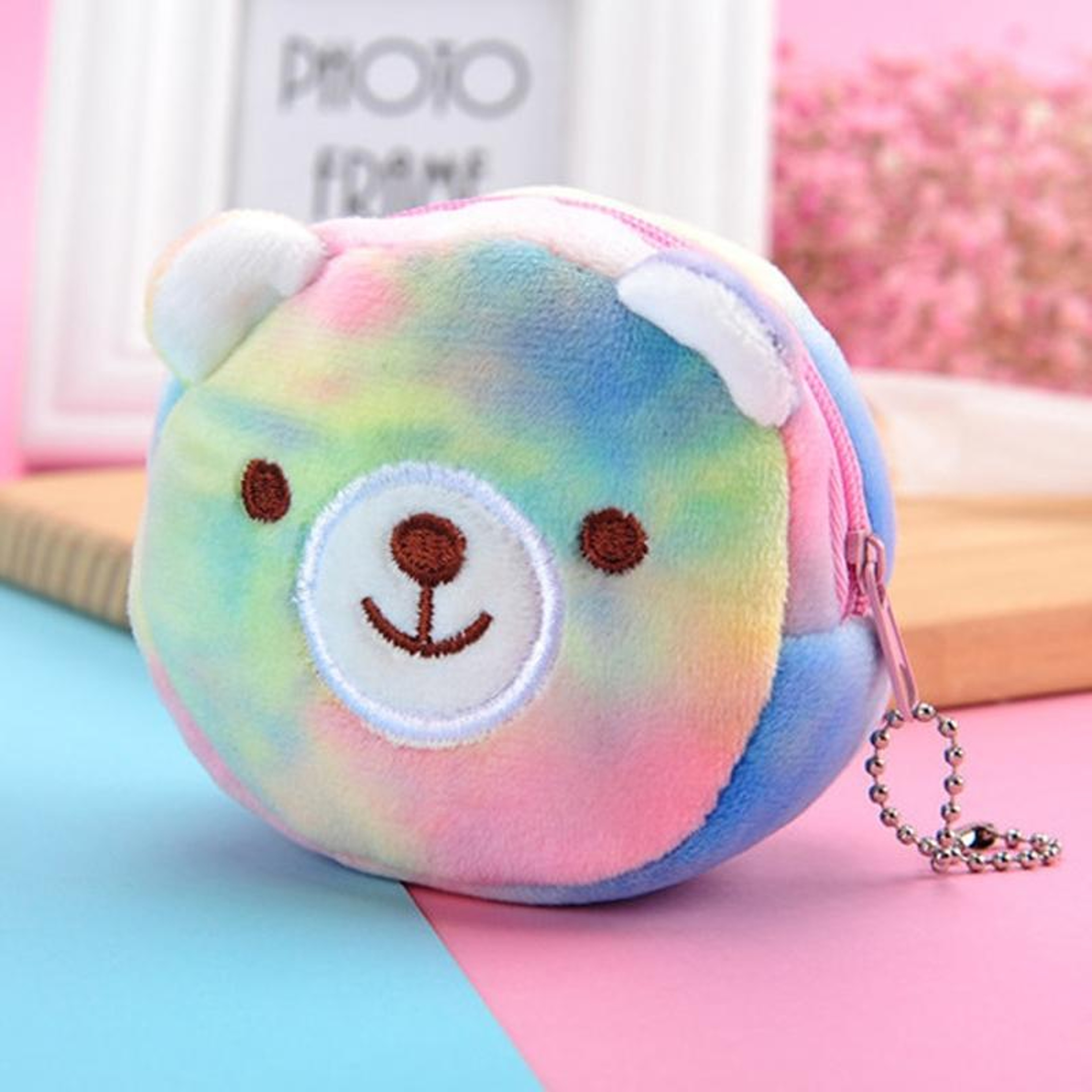 Plush Rabbit Coin Purse With Zipper For Coins Lipstick And Small Essentials 6