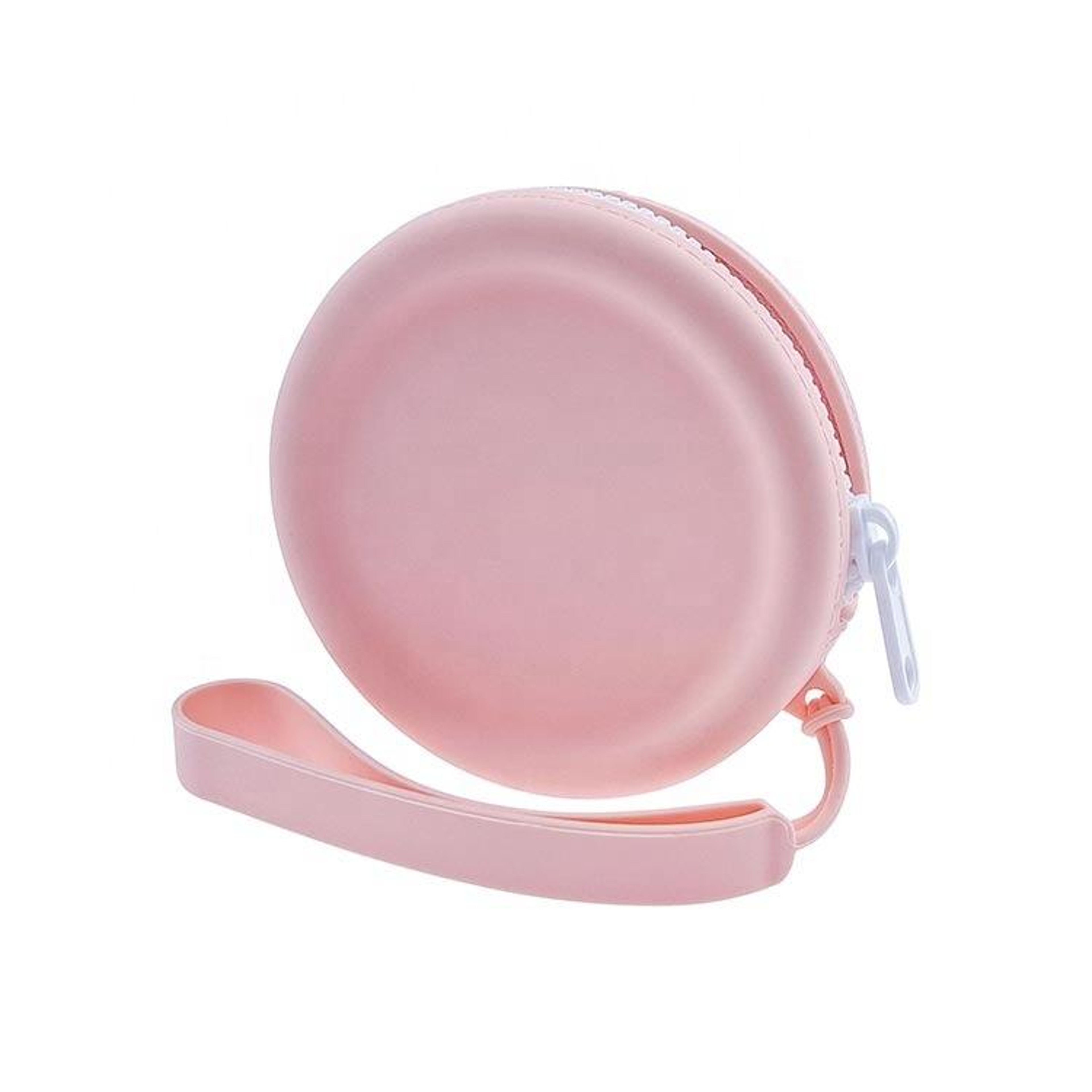 Silicone Coin Purse with Zipper and Detachable Handle for Earphones and Small Items – view 8