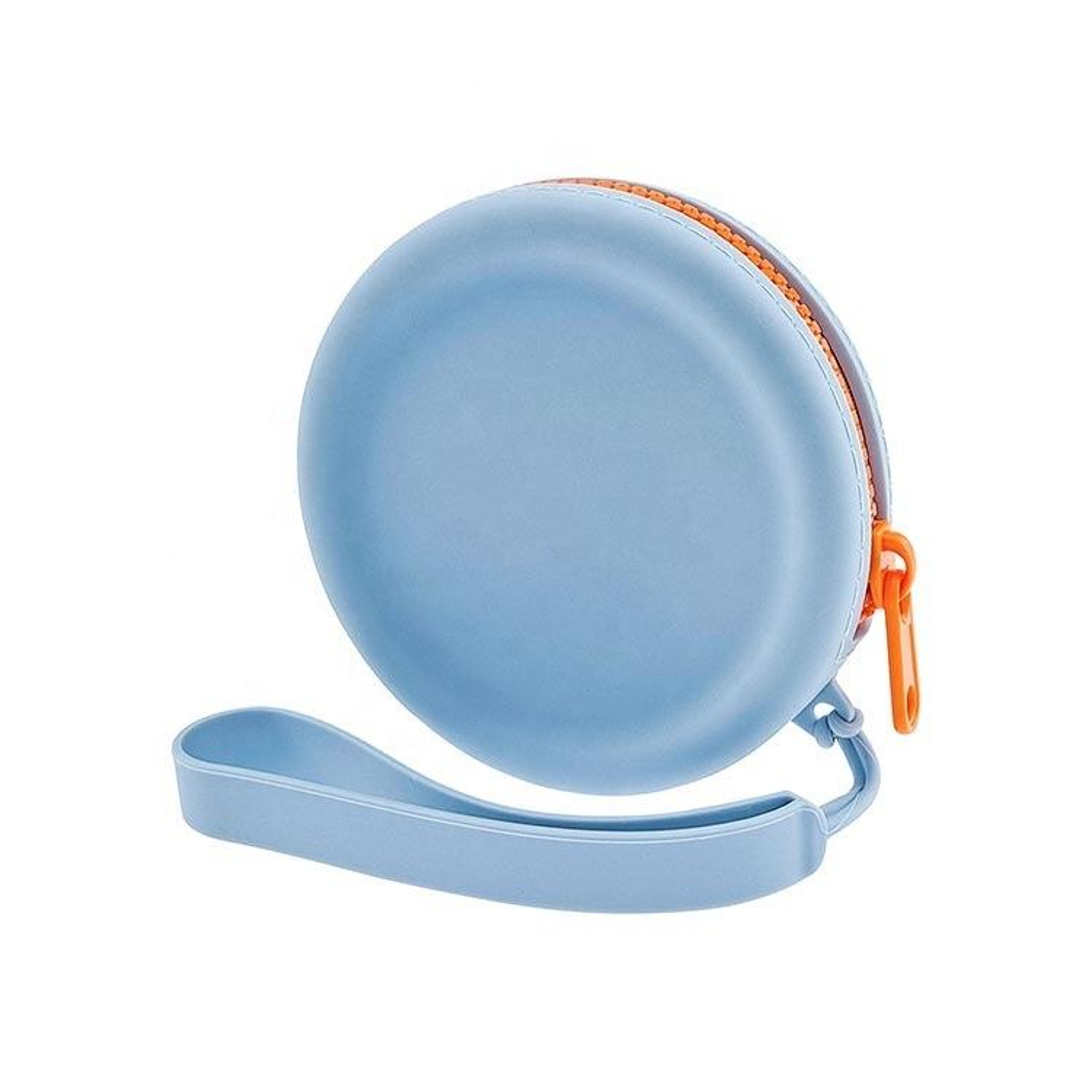 Silicone Coin Purse with Zipper and Detachable Handle for Earphones and Small Items – view 7
