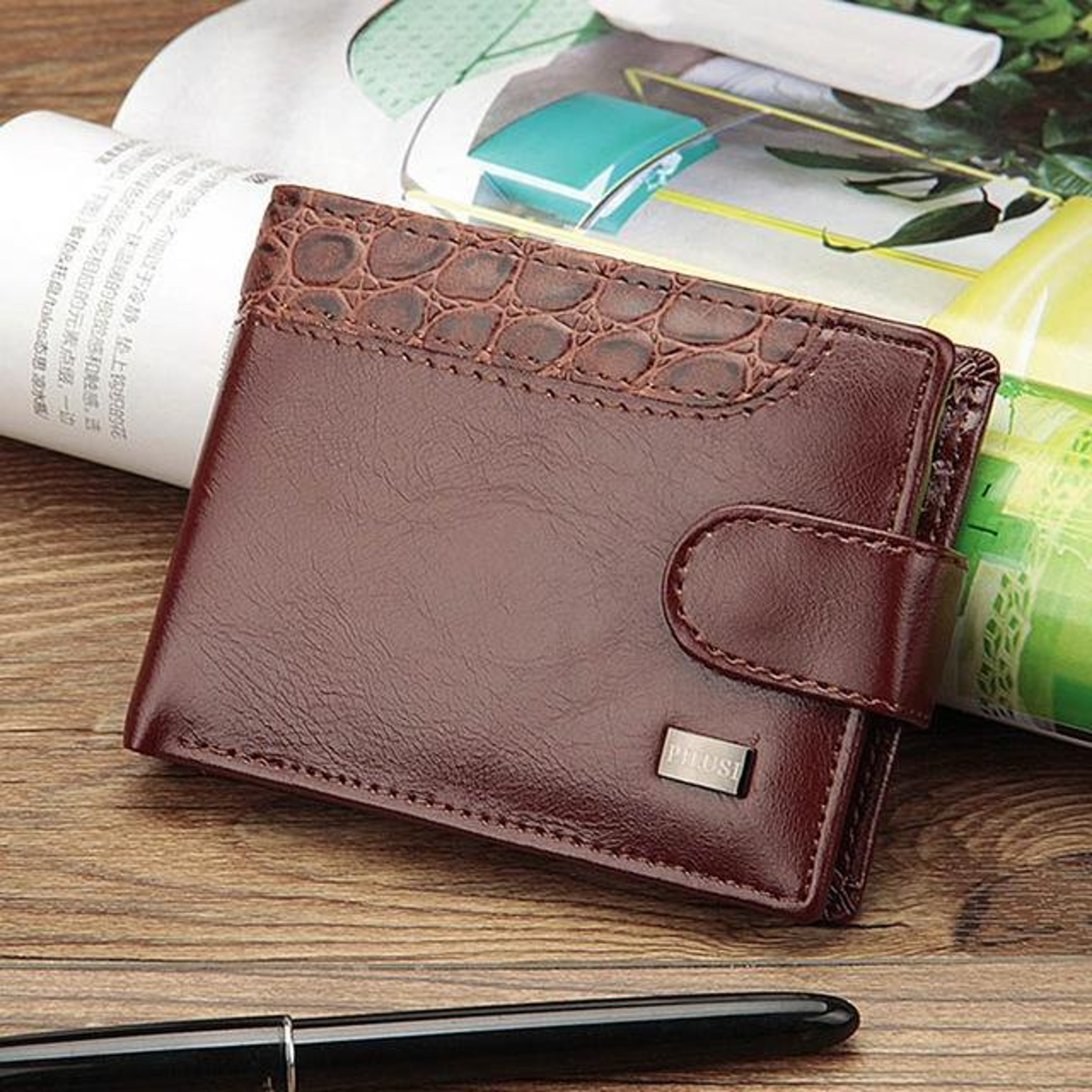 Small Purple Cosmetic Bag and Zipper Wallet Purse for Women – view 1