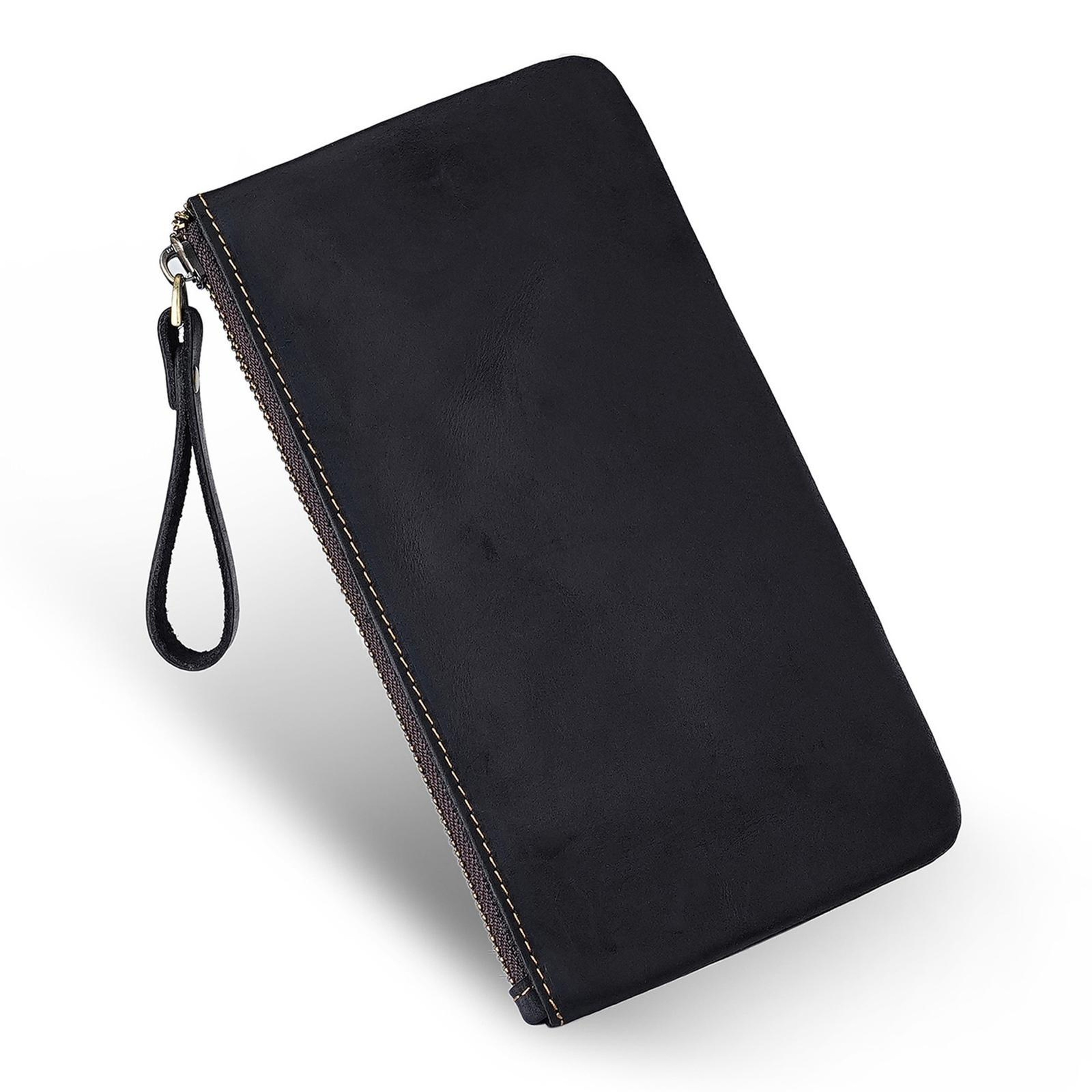 Leather Cosmetic Bag & Zipper Wallet – view 1