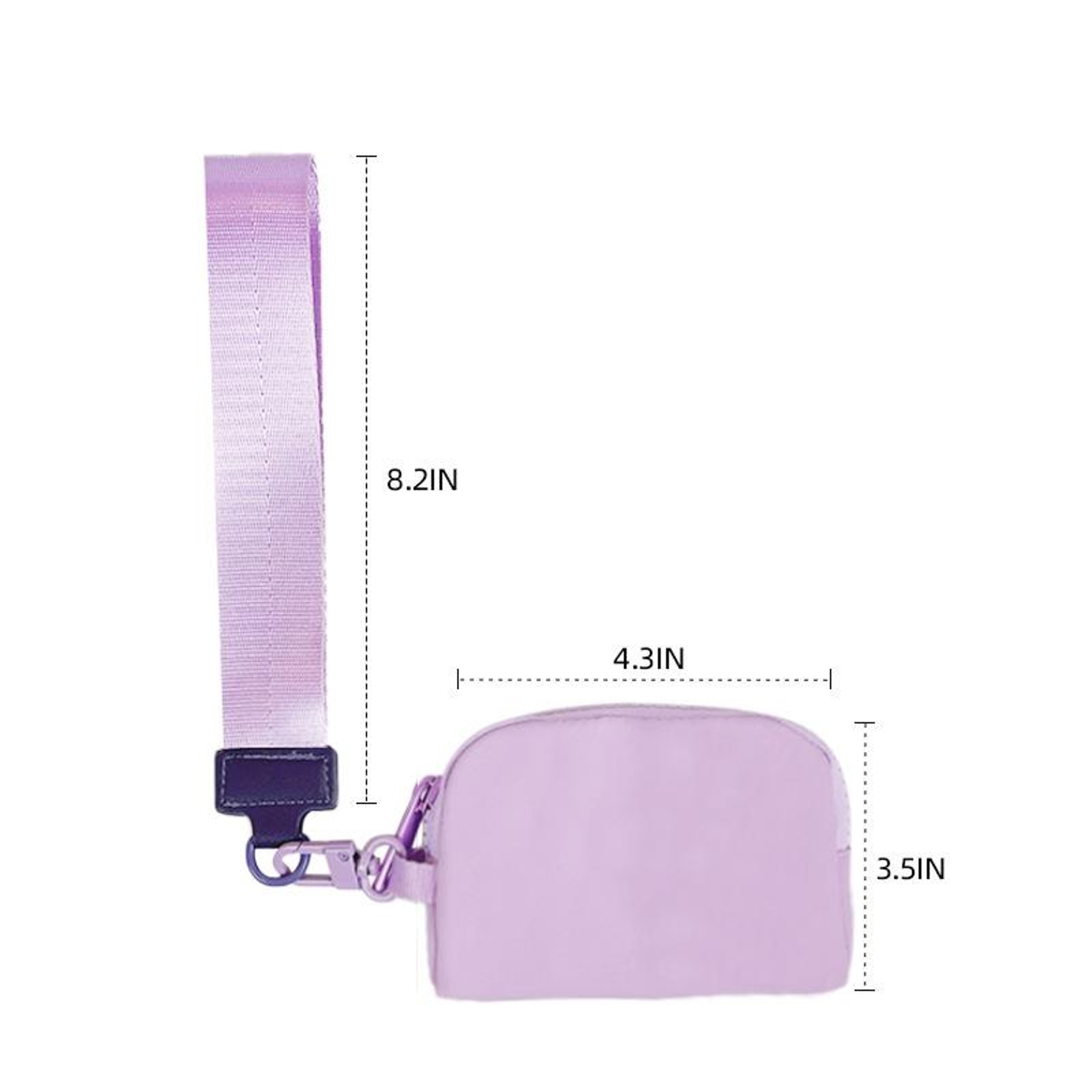 Portable Wrist Bag and Mini Coin Purse Red Camouflage – view 3
