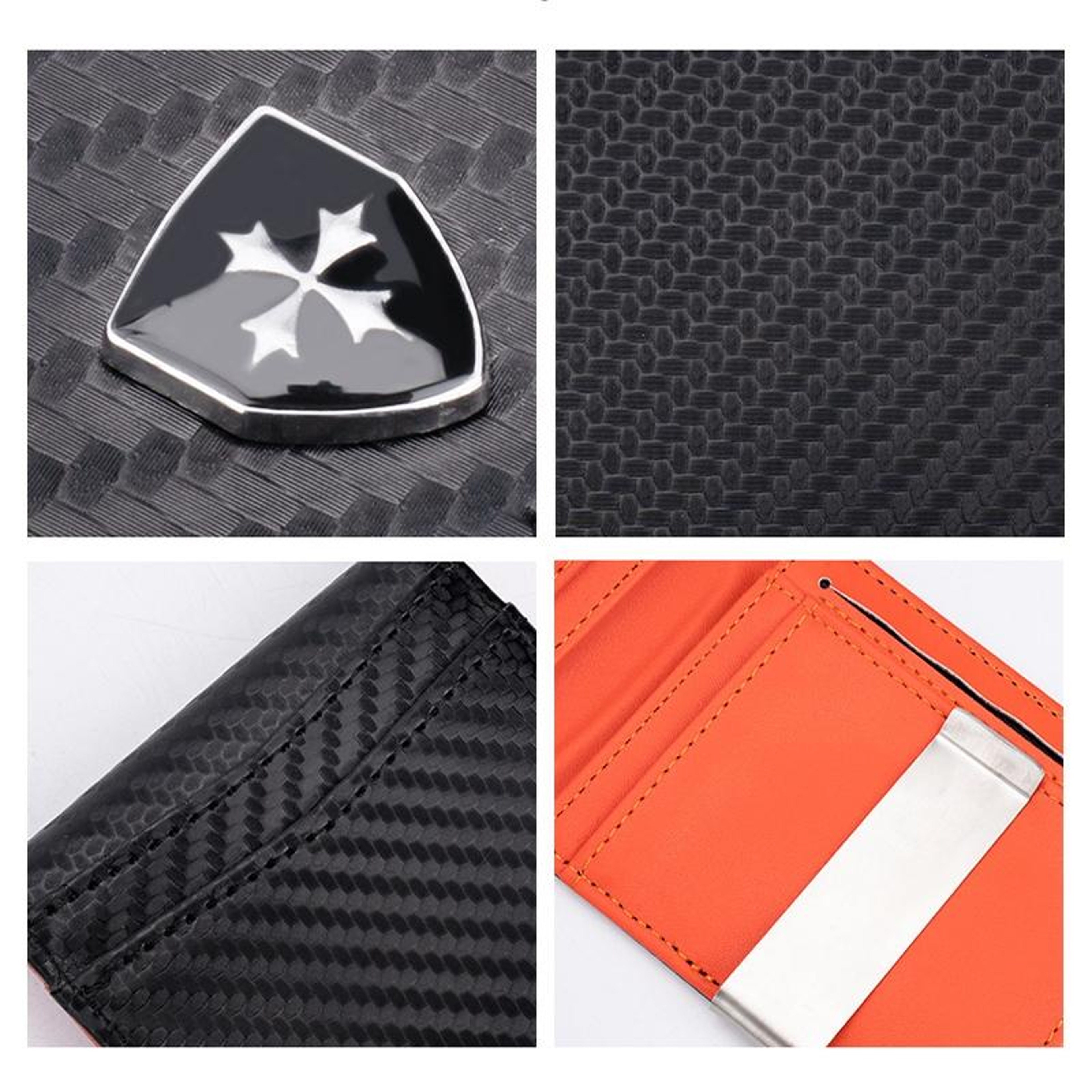 RFID Blocking Card Holder Wallet with Multiple Card Slots Coffee – view 5