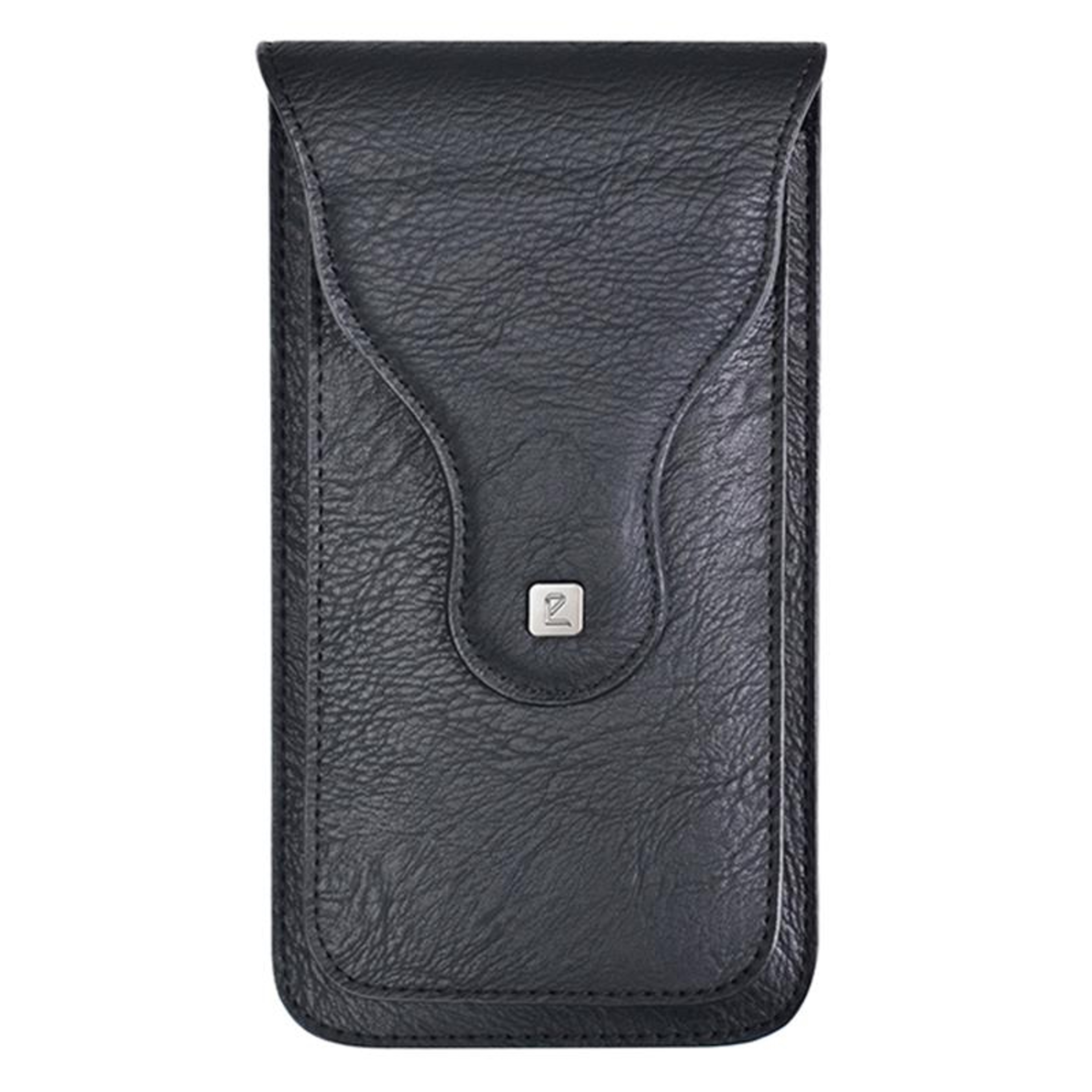 Double Layer Leather Belt Phone Pouch for 6.5 Inch Phones Wine Red – view 9