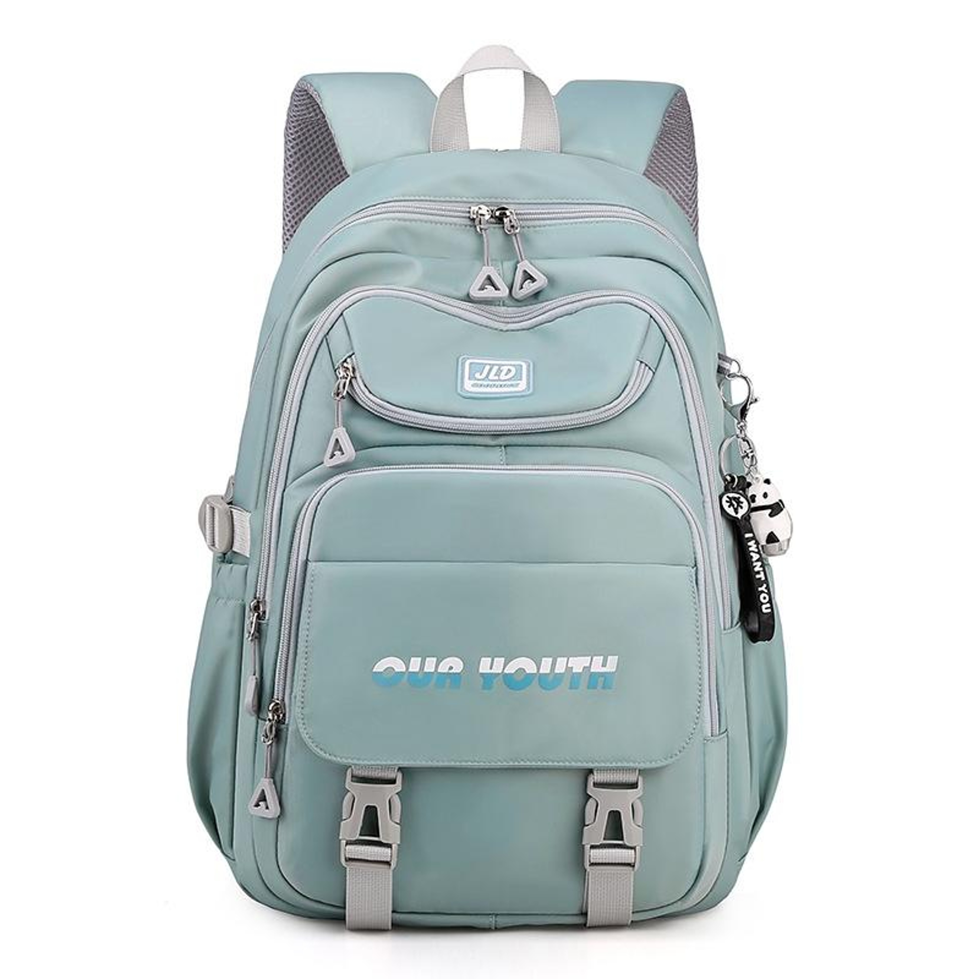 Lightweight School Backpack for Girls with Multiple Pockets and Luggage Strap – view 11