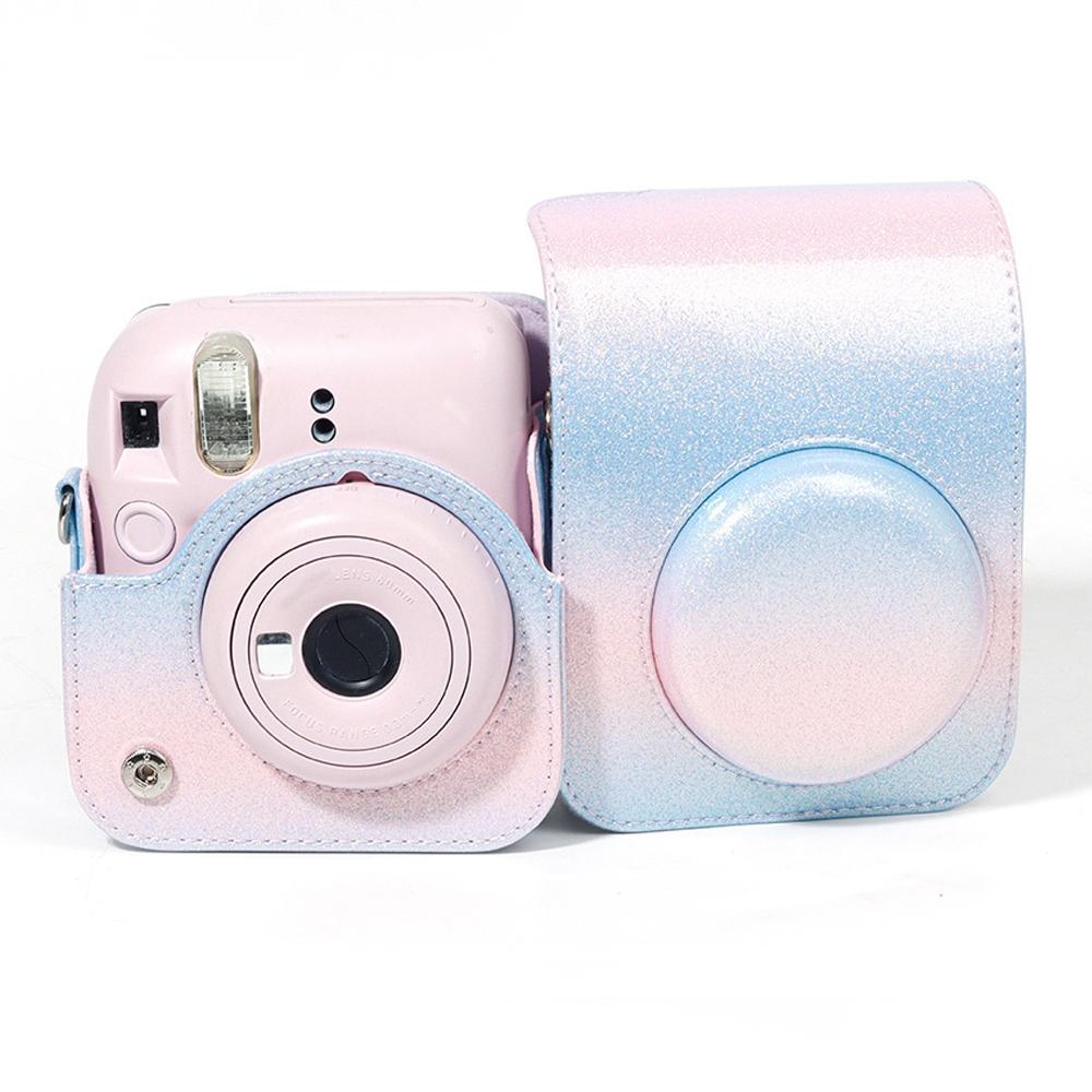 Colorful Starry Sky Camera Bag for Fujifilm Instax Mini 12 in Blue and Pink – view 5