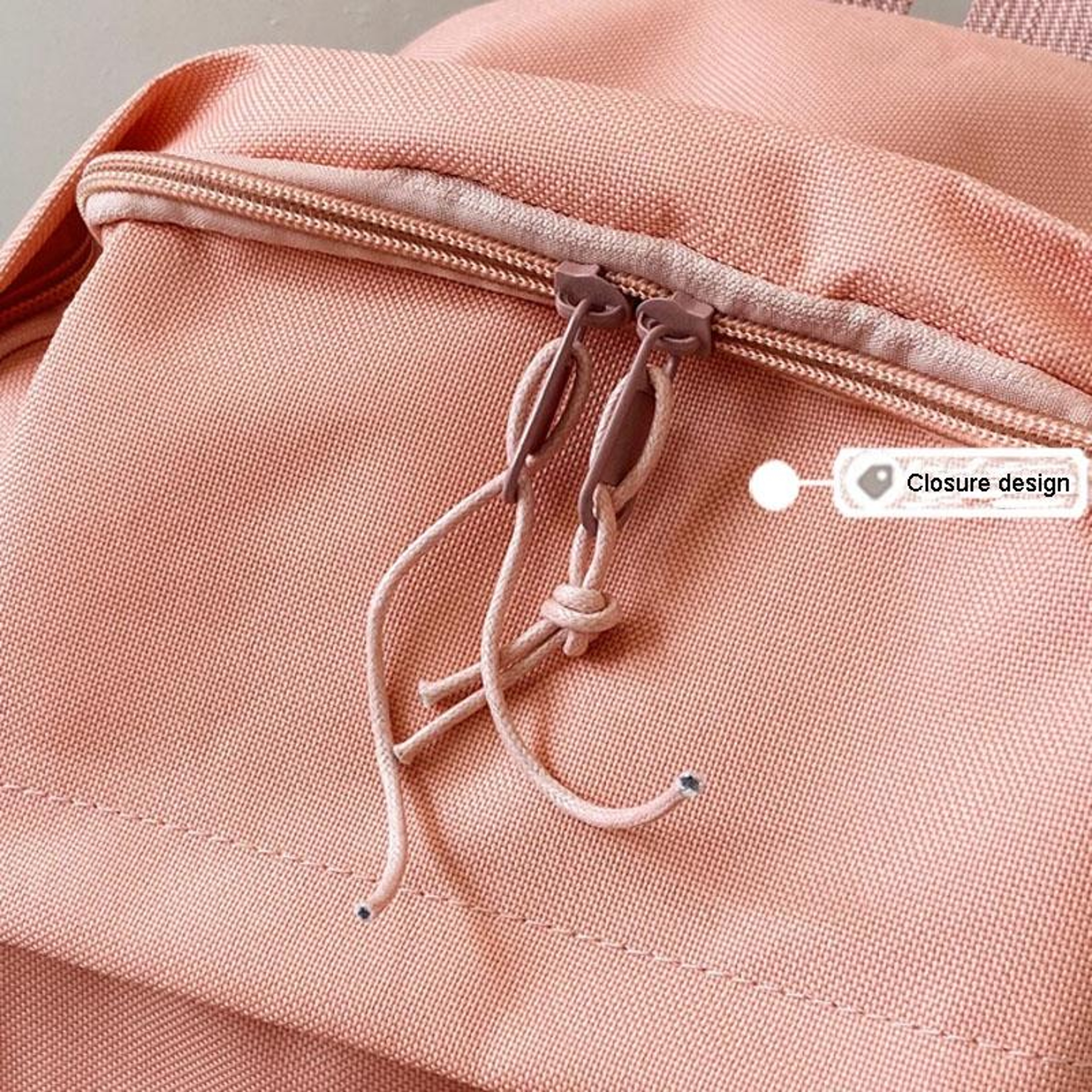 Womens Canvas School Backpack with Adjustable Shoulder Straps – view 5