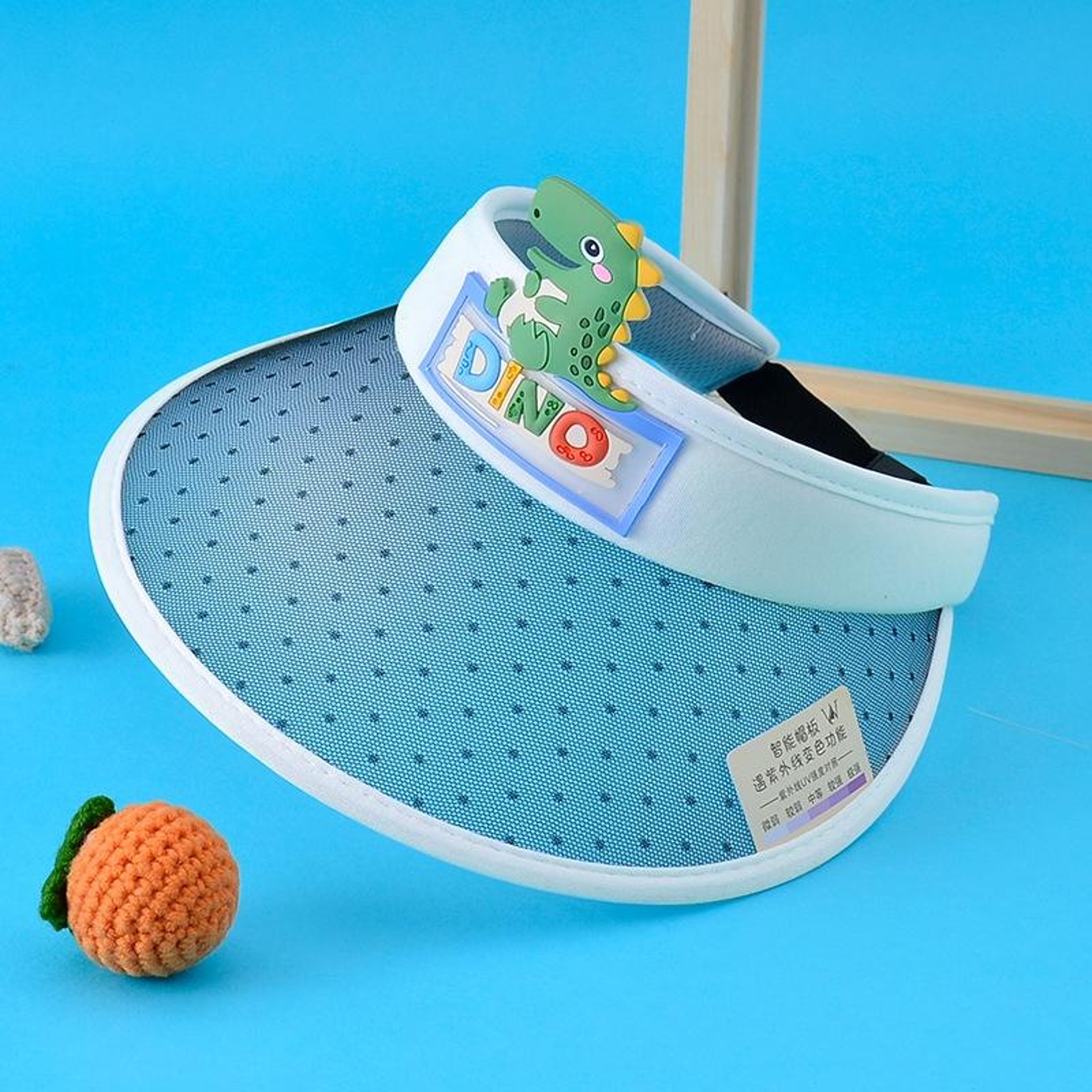 Kids Color Changing Sun Hat with Wide Brim and Breathable Open Top Design – view 8