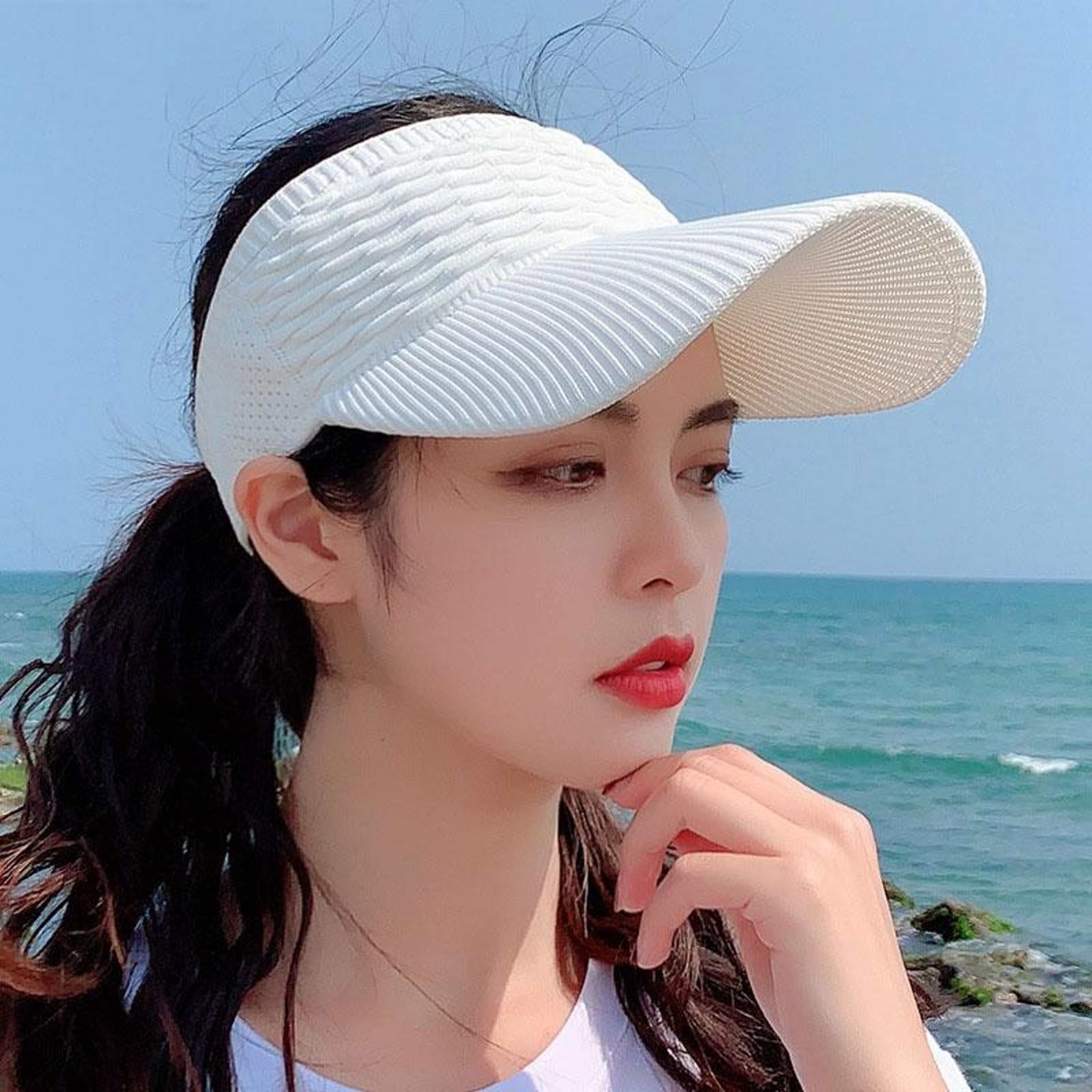 Womens Outdoor Baseball Cap with Sun Shielding Brim and Lightweight Polyester – view 71