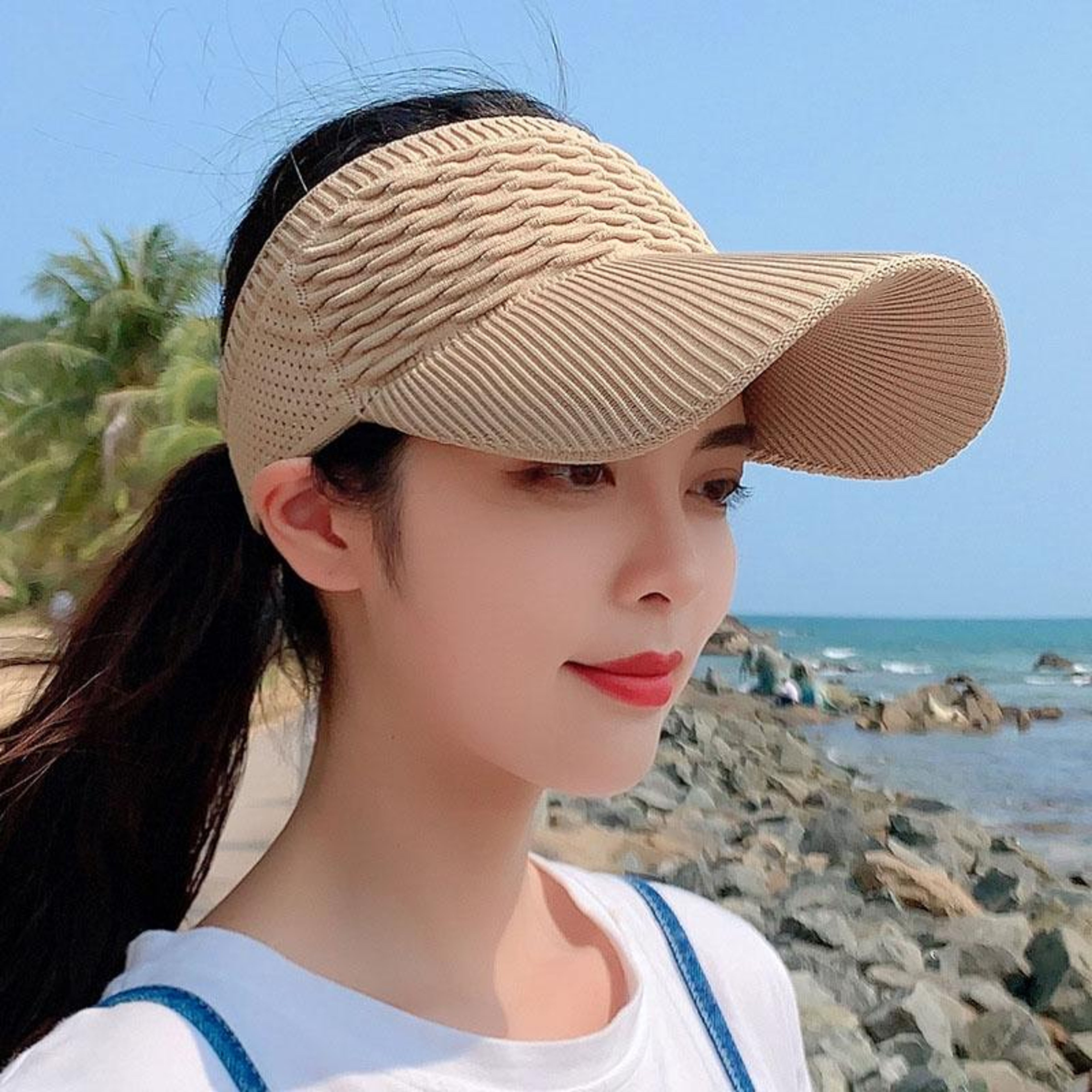 Womens Outdoor Baseball Cap with Sun Shielding Brim and Lightweight Polyester – view 73