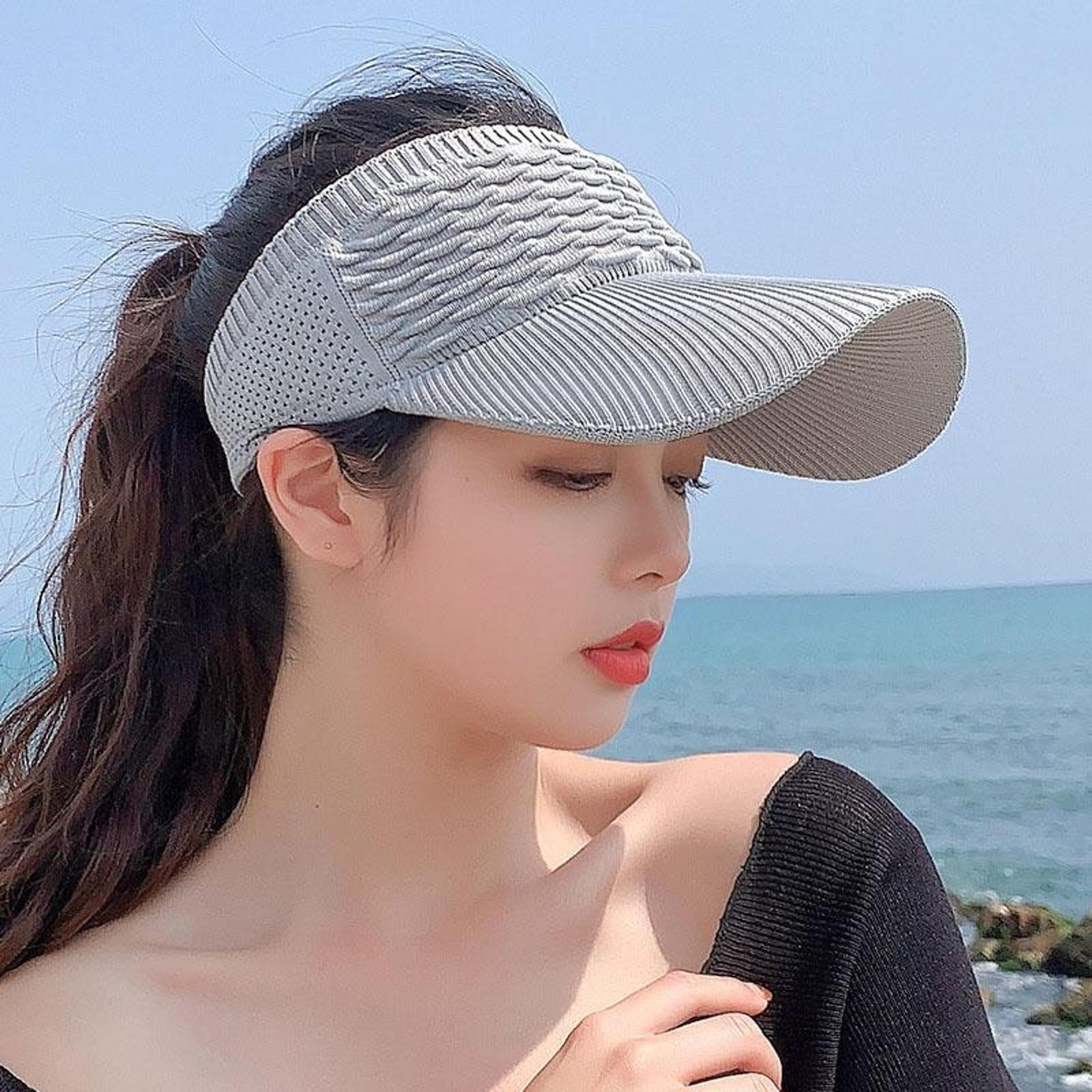 Womens Outdoor Baseball Cap with Sun Shielding Brim and Lightweight Polyester – view 72