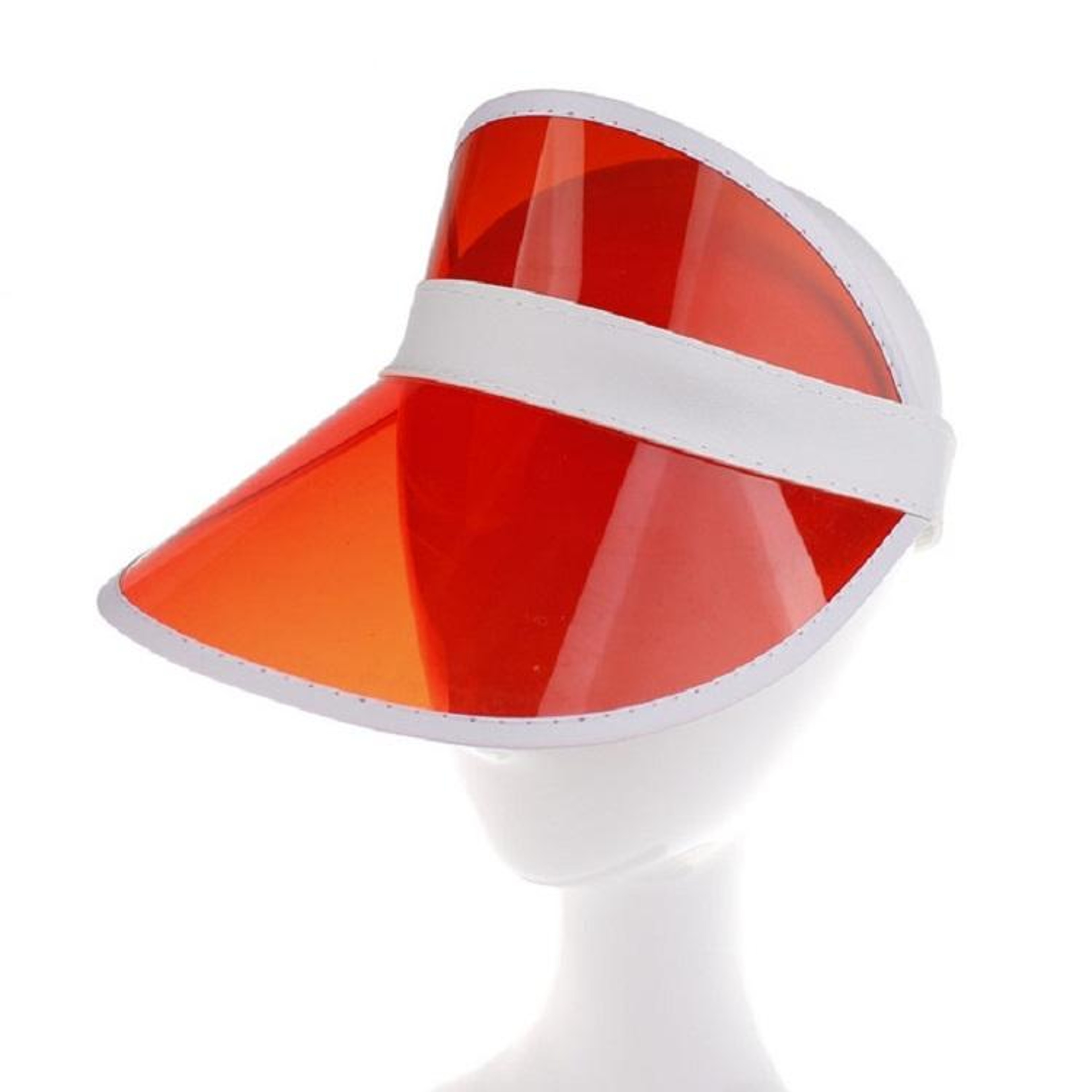 Transparent PVC Sun Visor Hat for Adults and Children – view 2