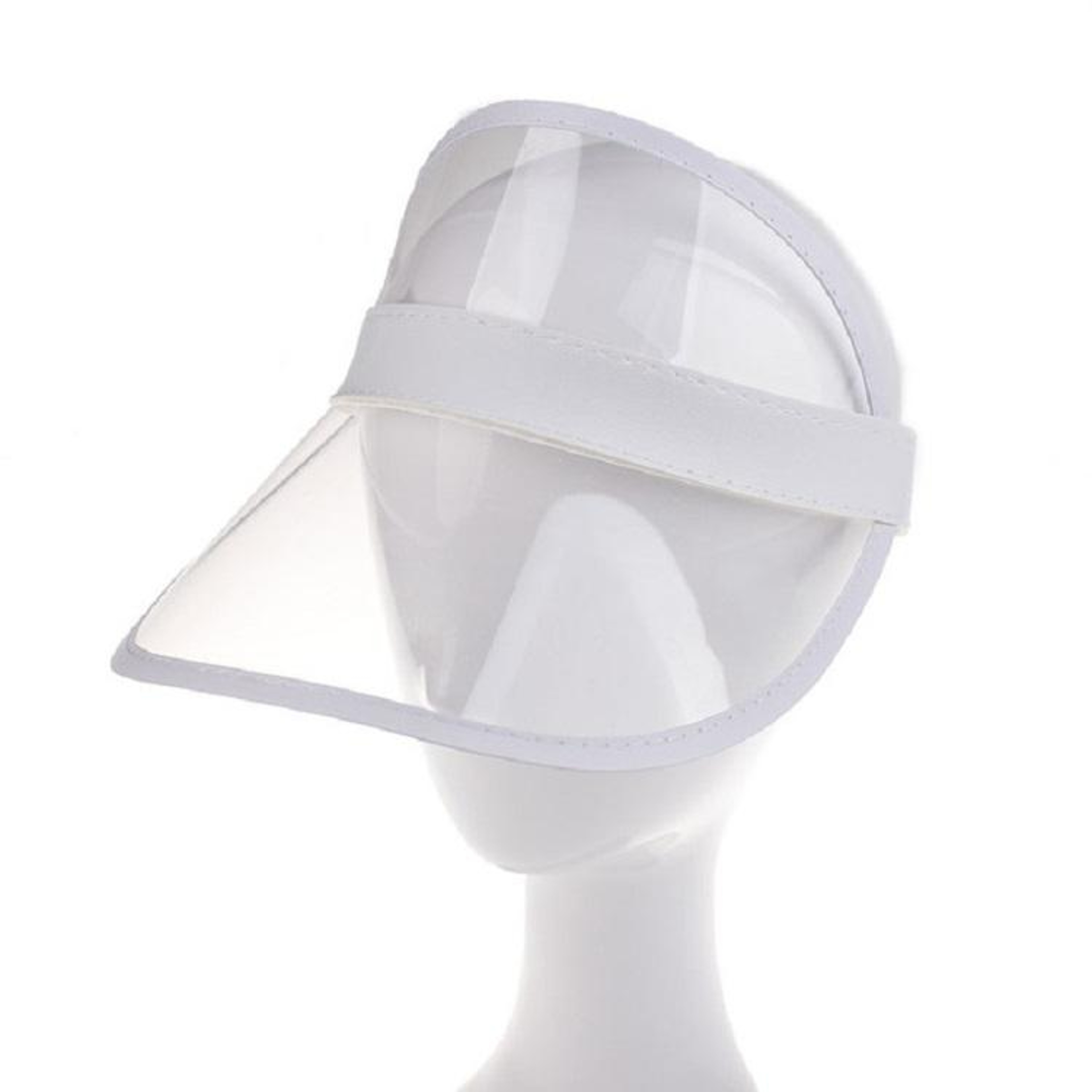 Transparent PVC Sun Visor Hat for Adults and Children – view 9