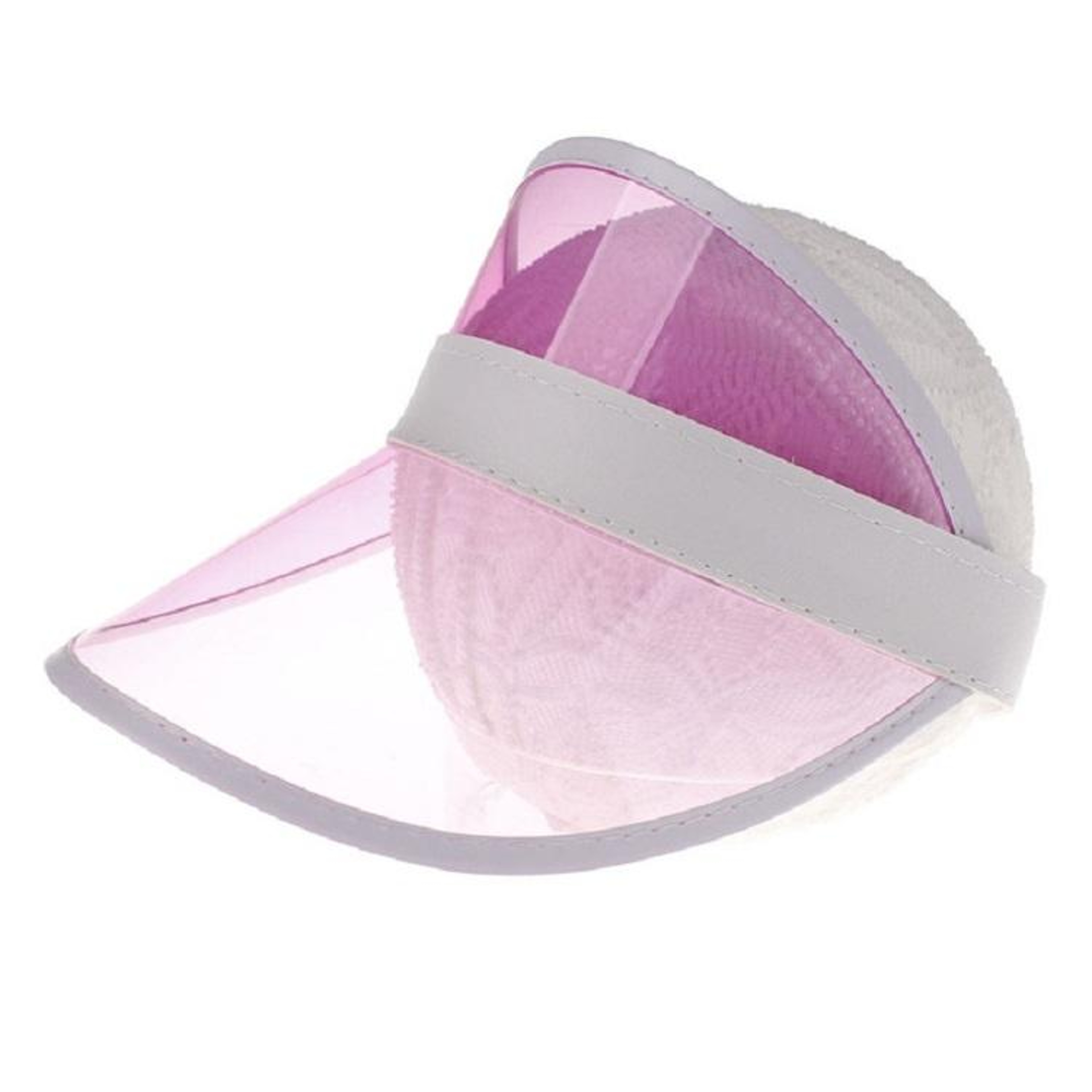 Transparent PVC Sun Visor Hat for Adults and Children – view 17