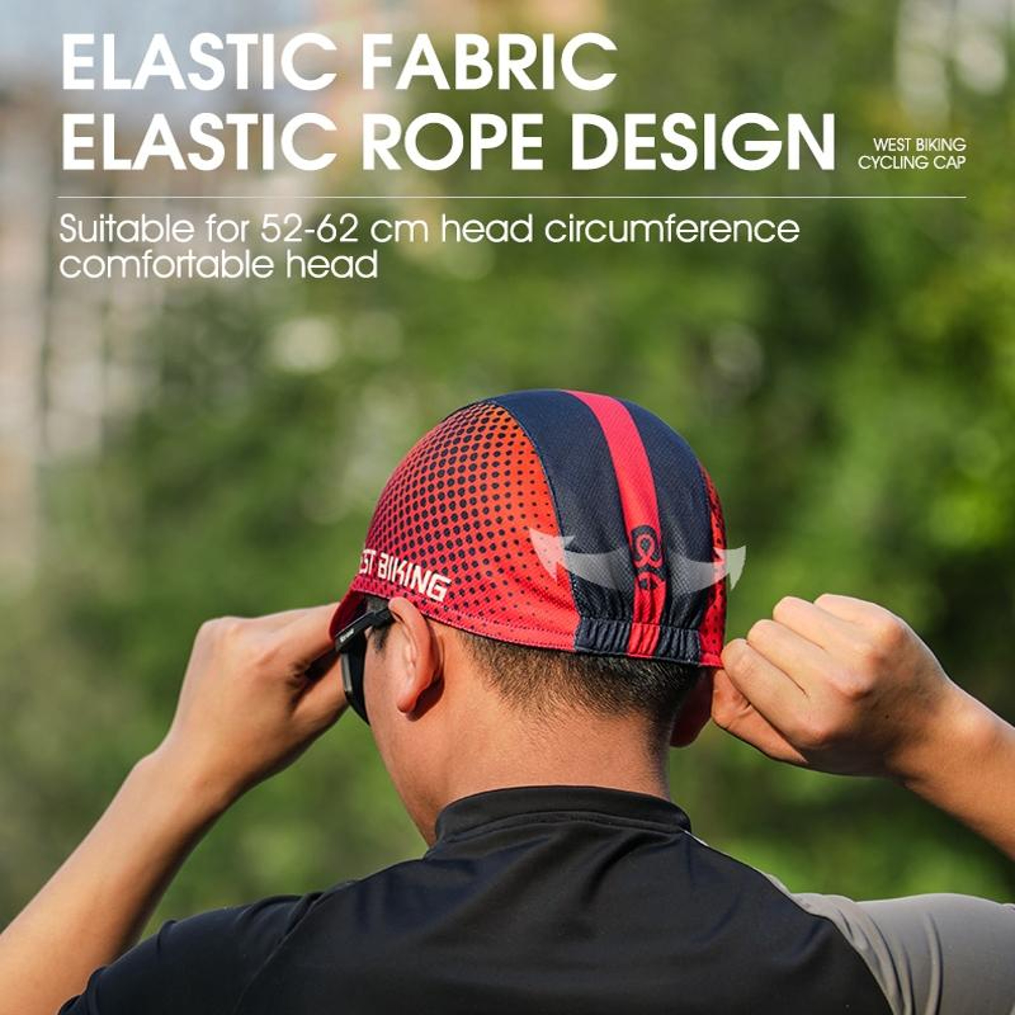 Cycling Sun Protection Cap with Breathable Mesh and Adjustable Fit – view 5