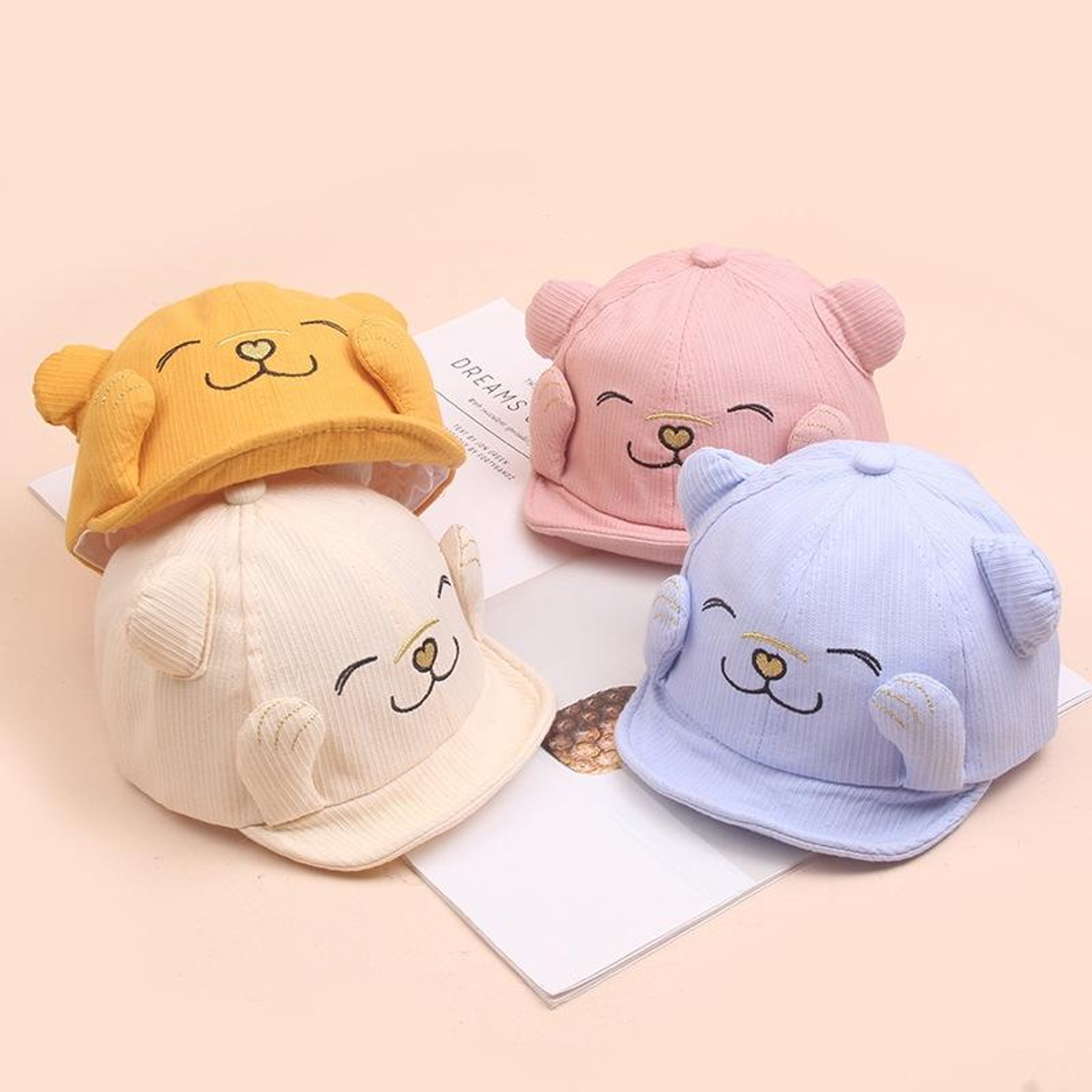 Baby Cotton Cat Embroidery Hat – view 2