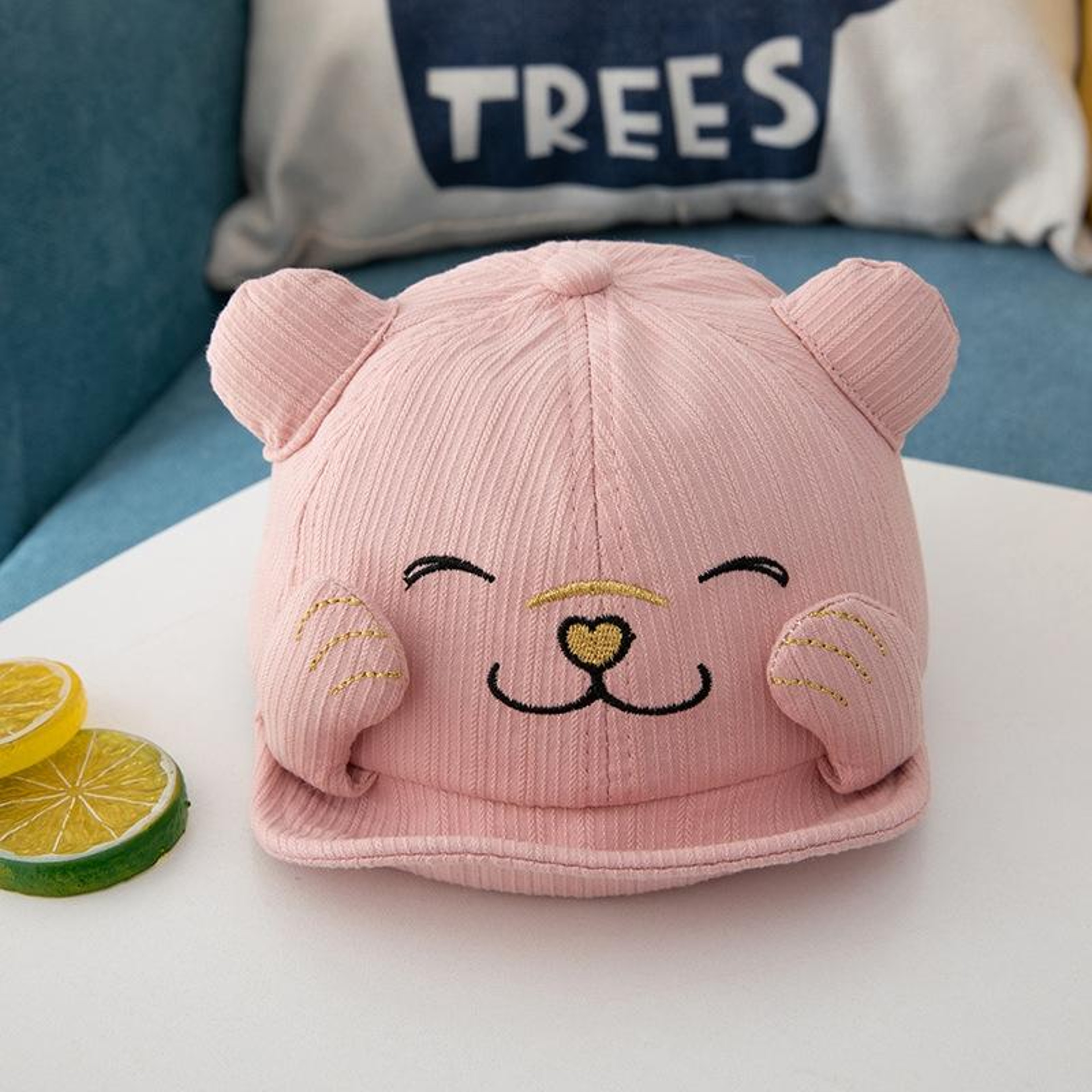 Baby Cotton Cat Embroidery Hat – view 11