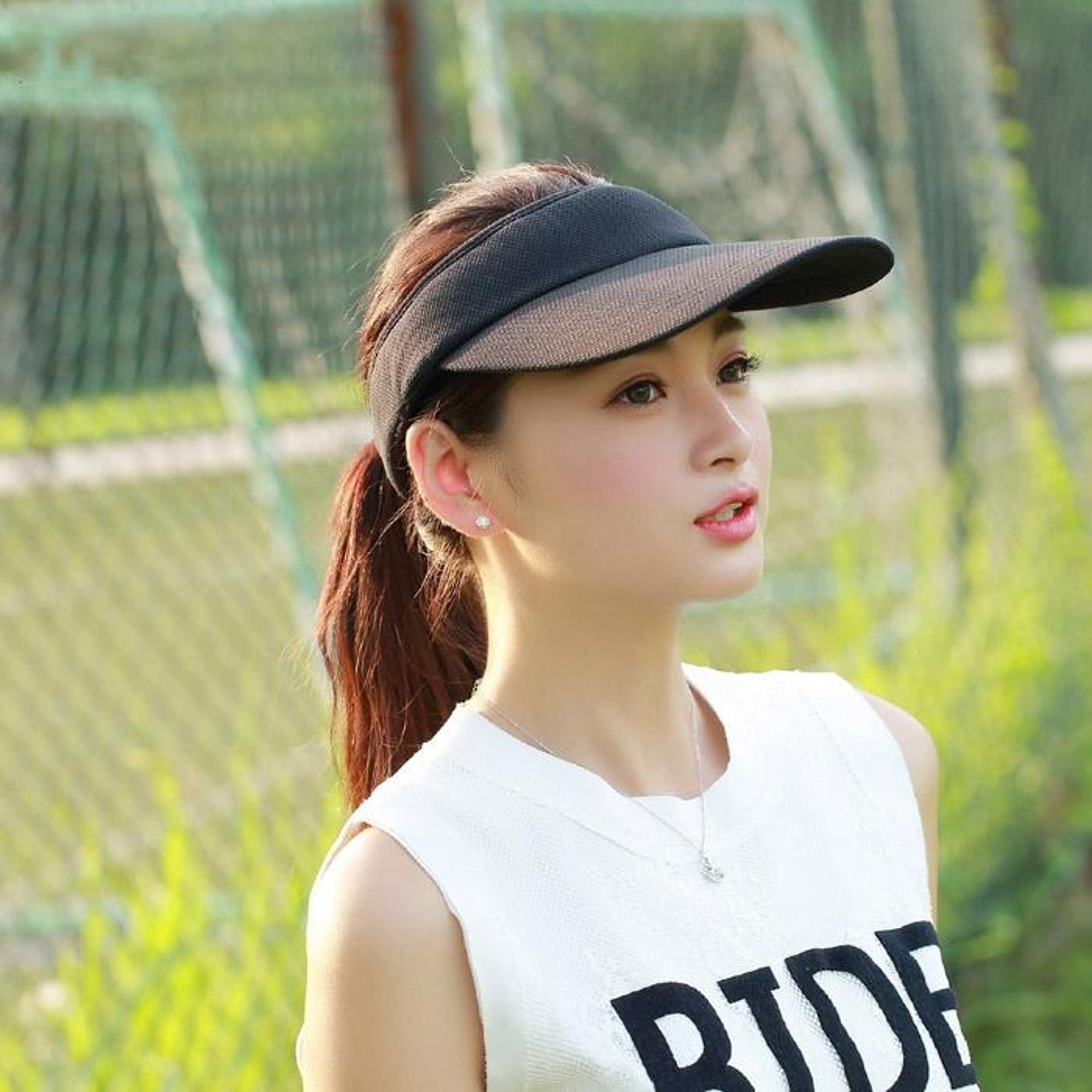 Womens Adjustable Sports Visor Cap for Golf Running and Tennis – view 5