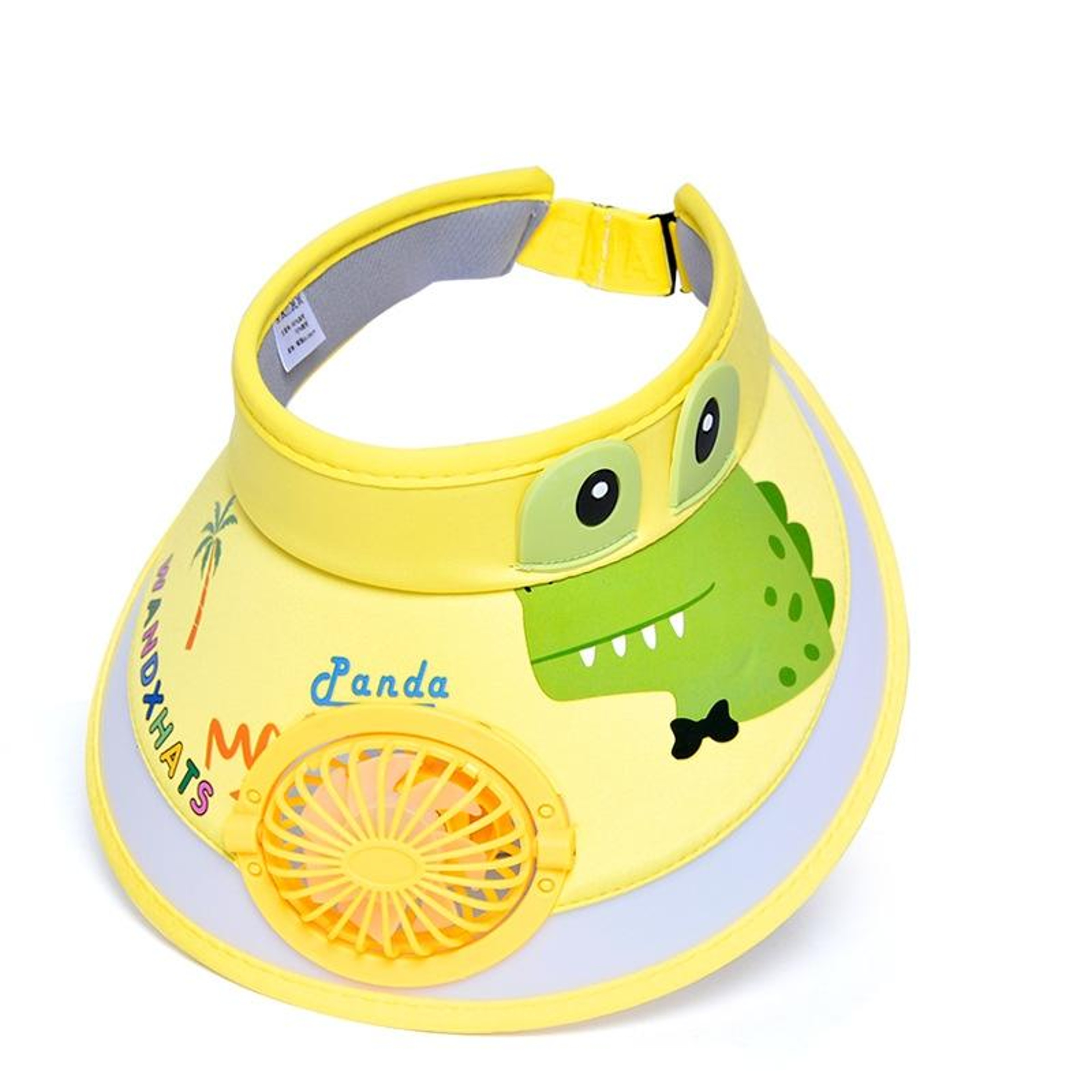 Kids Sun Hat with Adjustable Mini Fan and Wide Brim for Sun Protection – view 15
