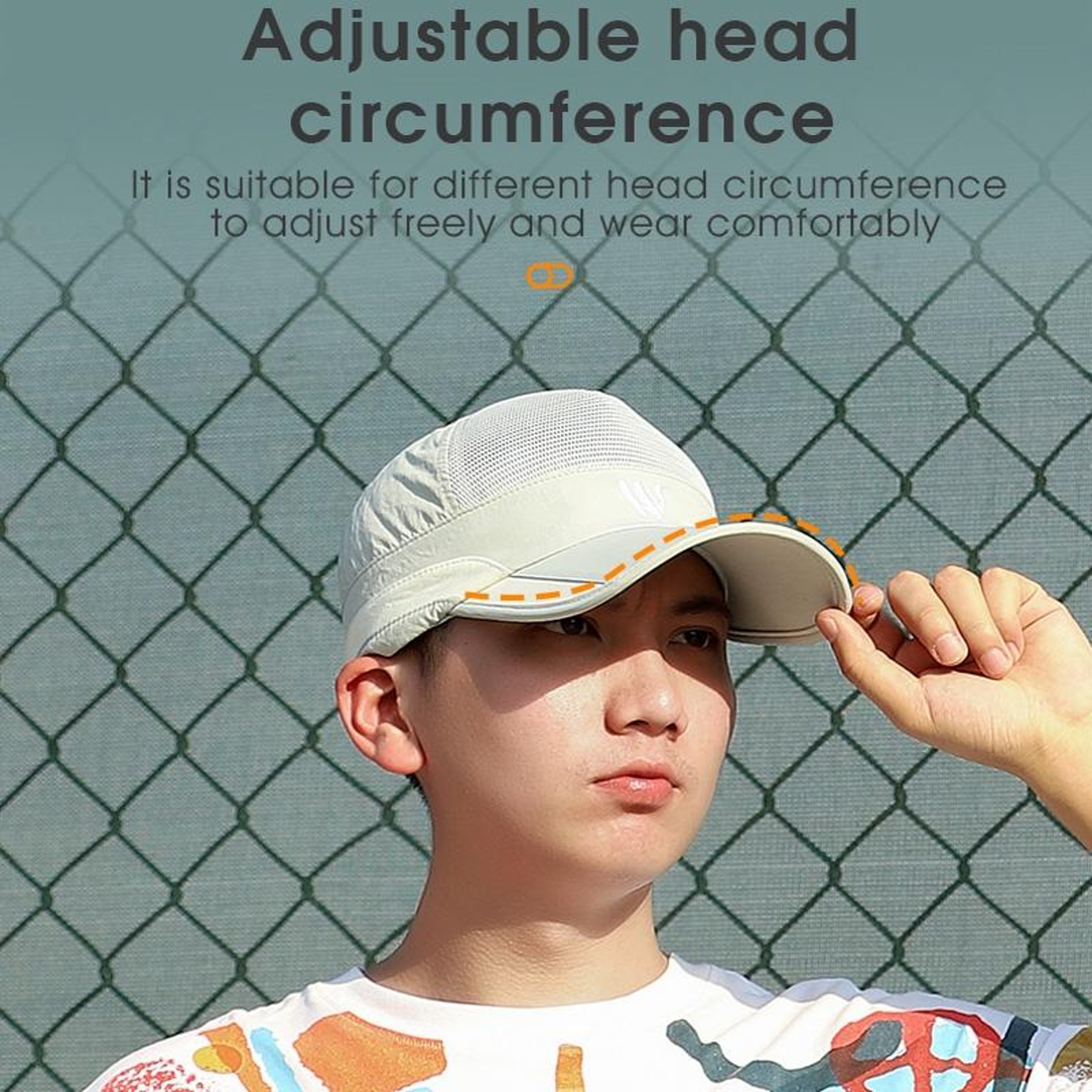 Outdoor Cycling Sun Protection Hat with Adjustable Fit and Breathable Fabric – view 6