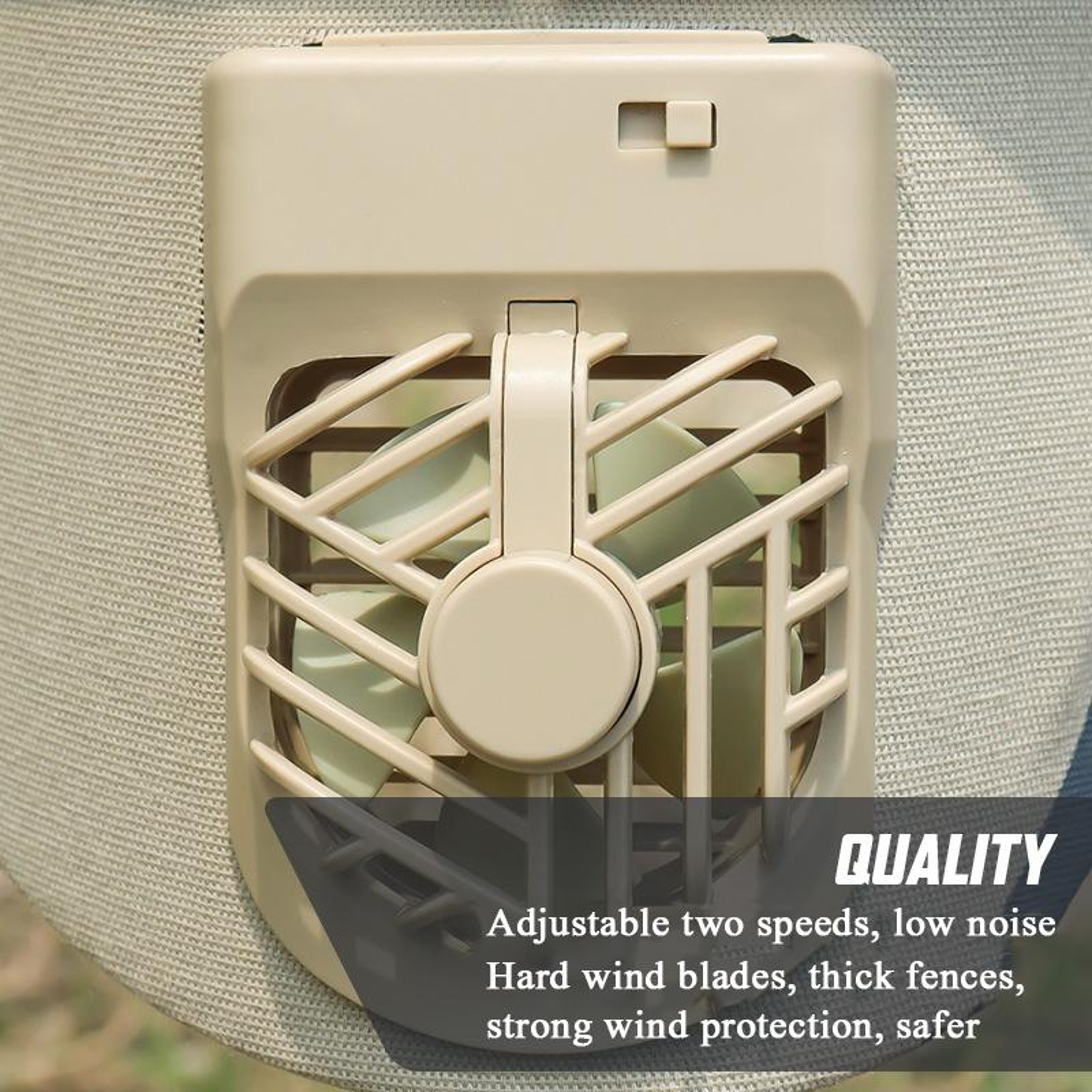USB Rechargeable Fan Hat With Wide Brim Sunshade And Adjustable Speeds 2