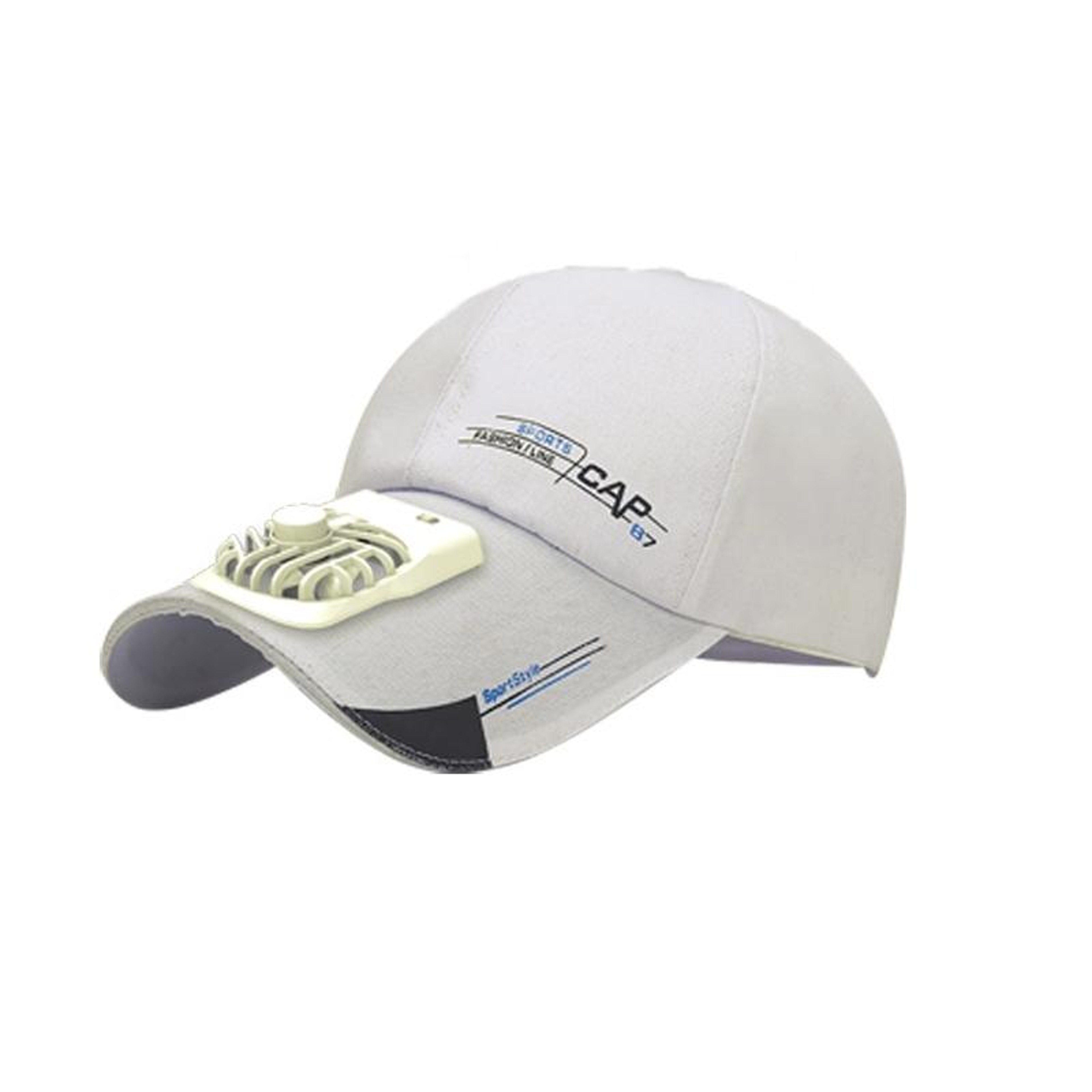 USB Rechargeable Fan Hat With Wide Brim Sunshade And Adjustable Speeds 7